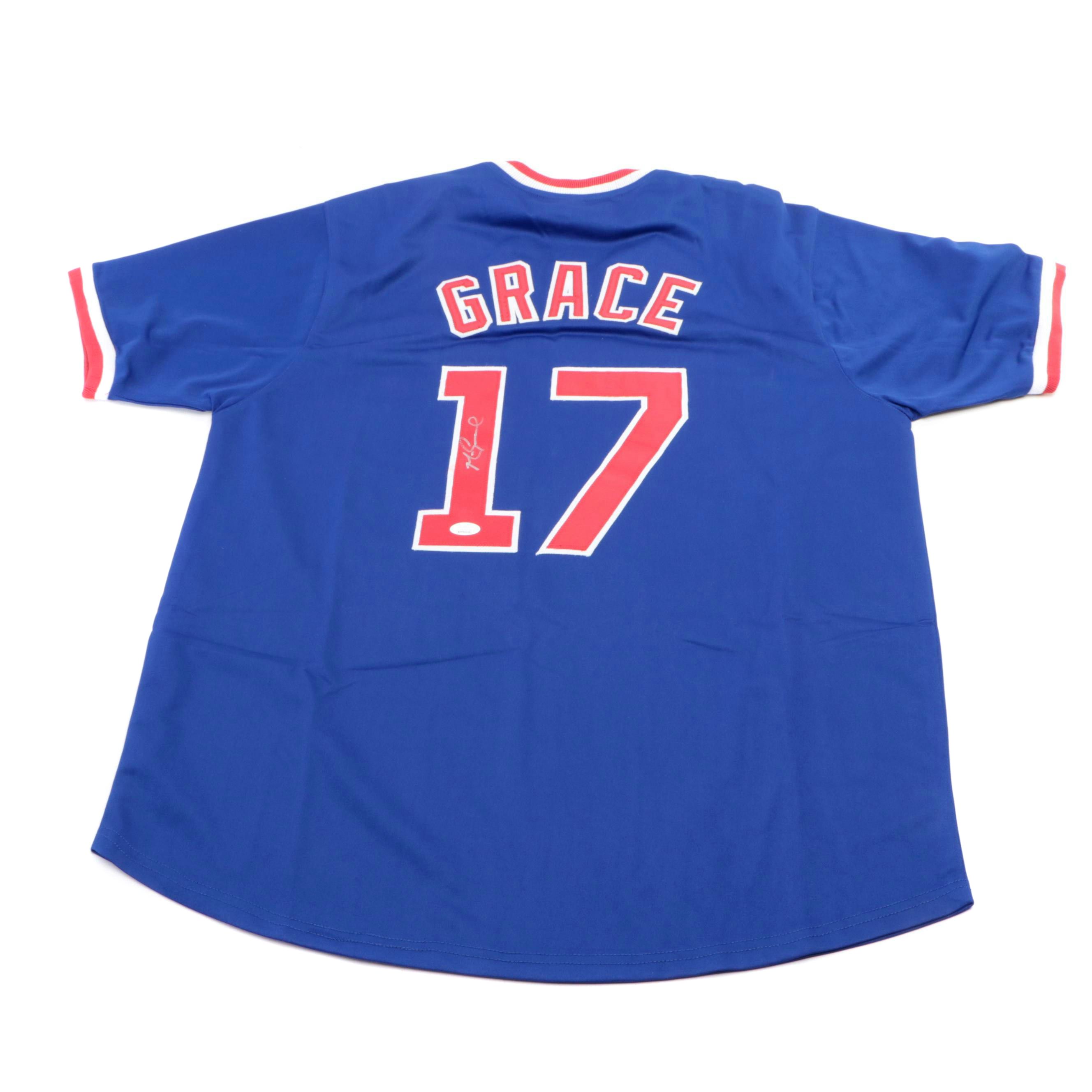 Mark Grace Signed Chicago Cubs Baseball Jersey