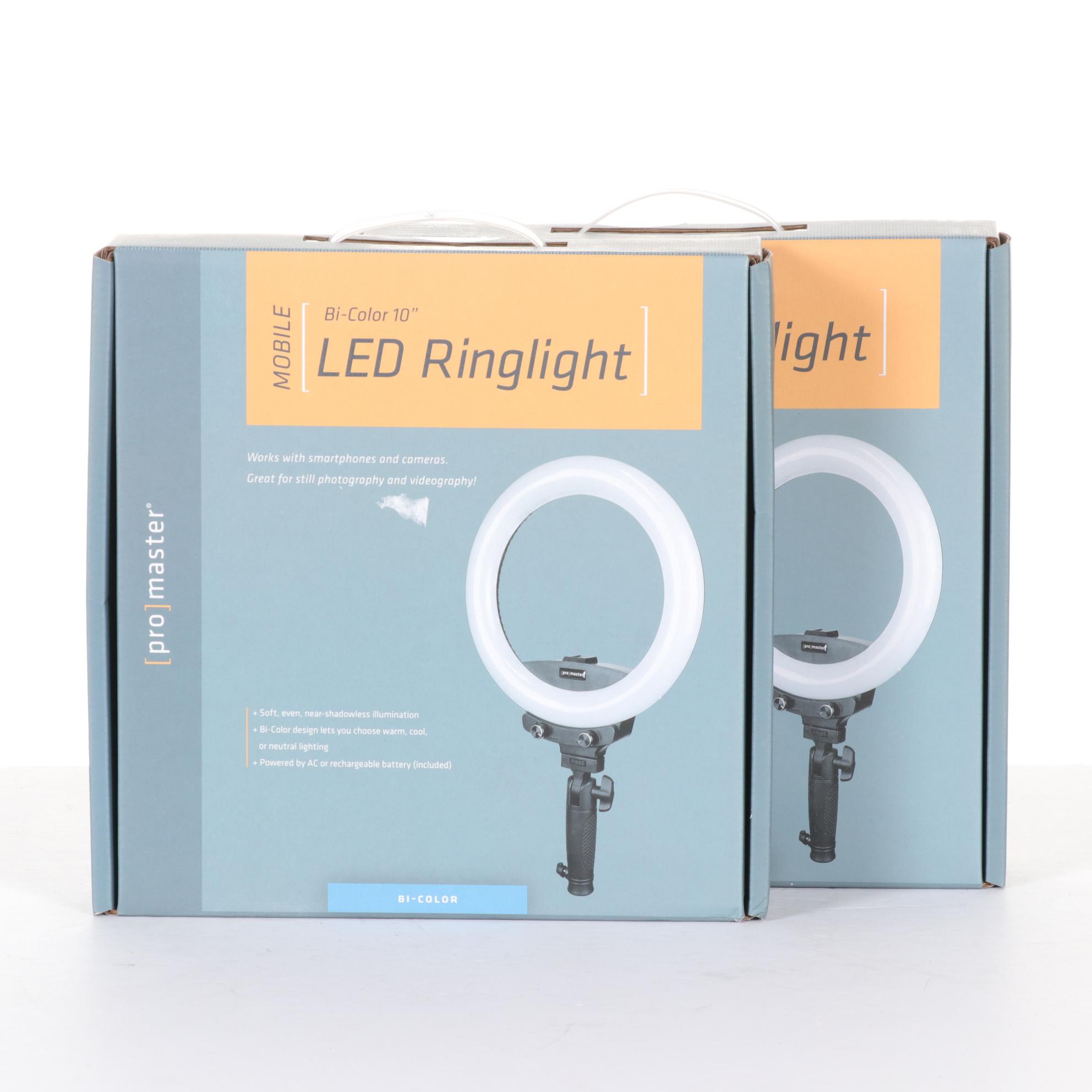 Savage 17" Vlogger Ringlight With Tabletop RGB and LED Ringlights