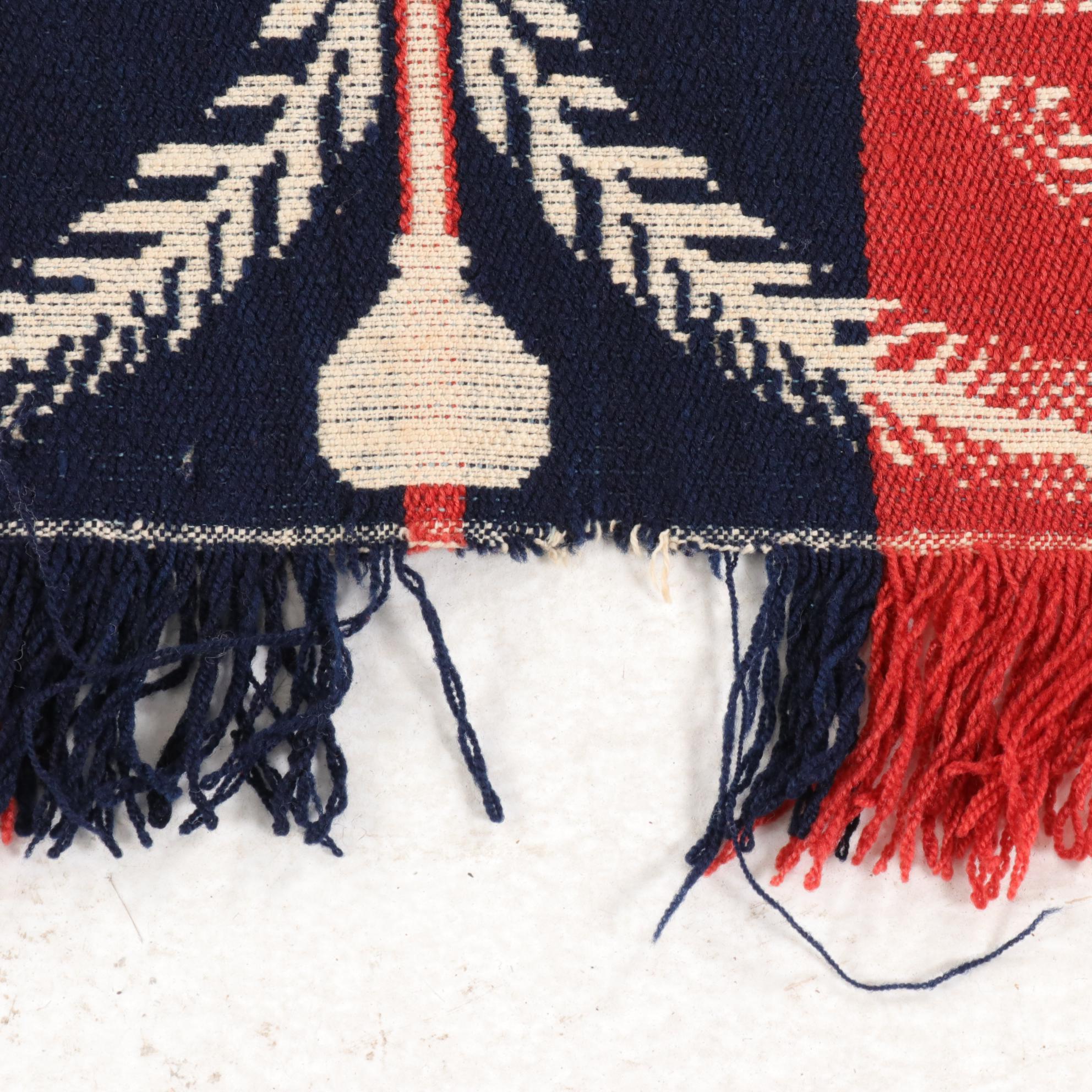 Figured & Fancy Jacquard Loom Blanket, Mathias Klein 1847 Reproduction