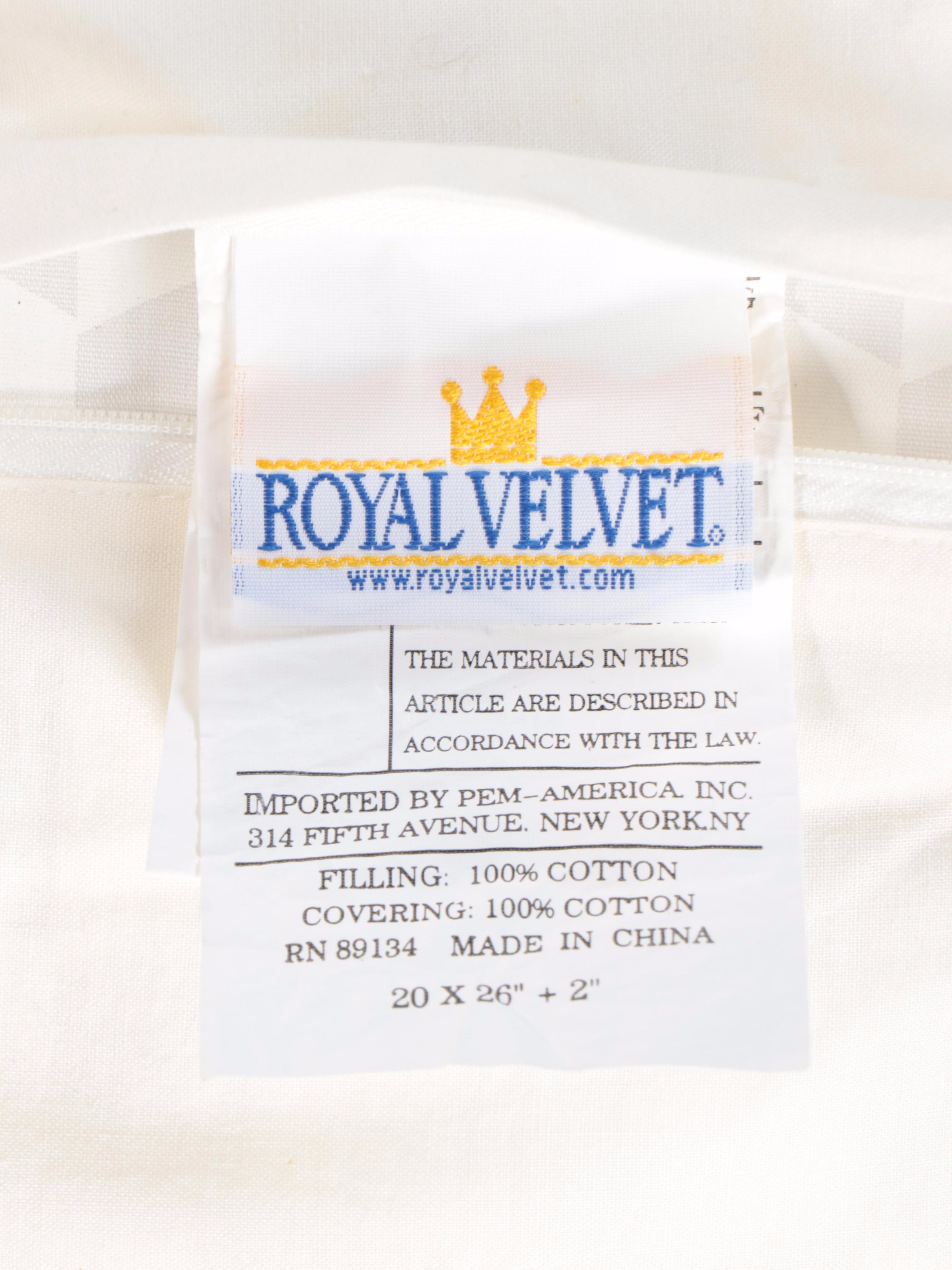 Royal Velvet by Fieldcrest Bedspreads and Pillows