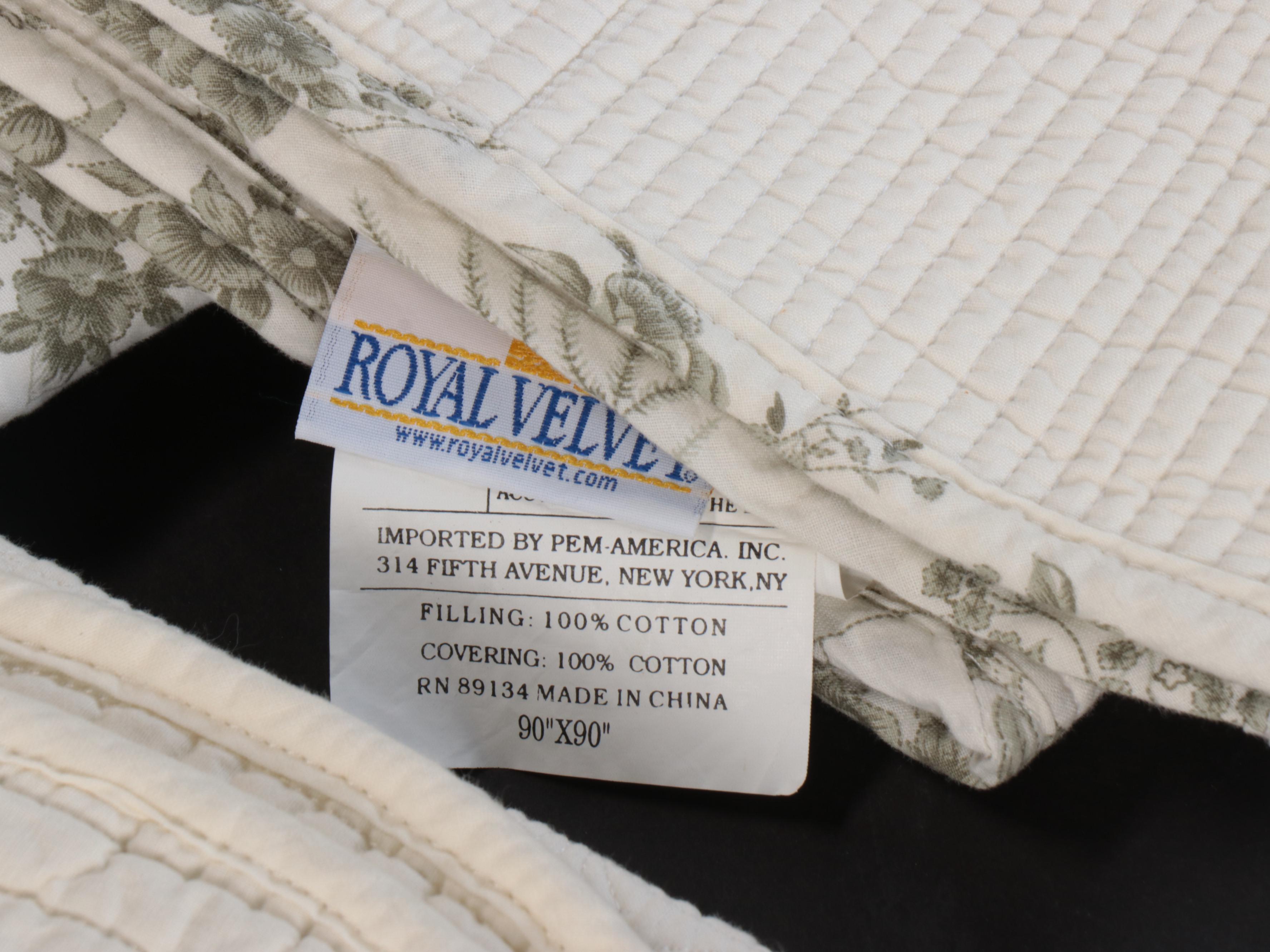 Royal Velvet by Fieldcrest Bedspreads and Pillows