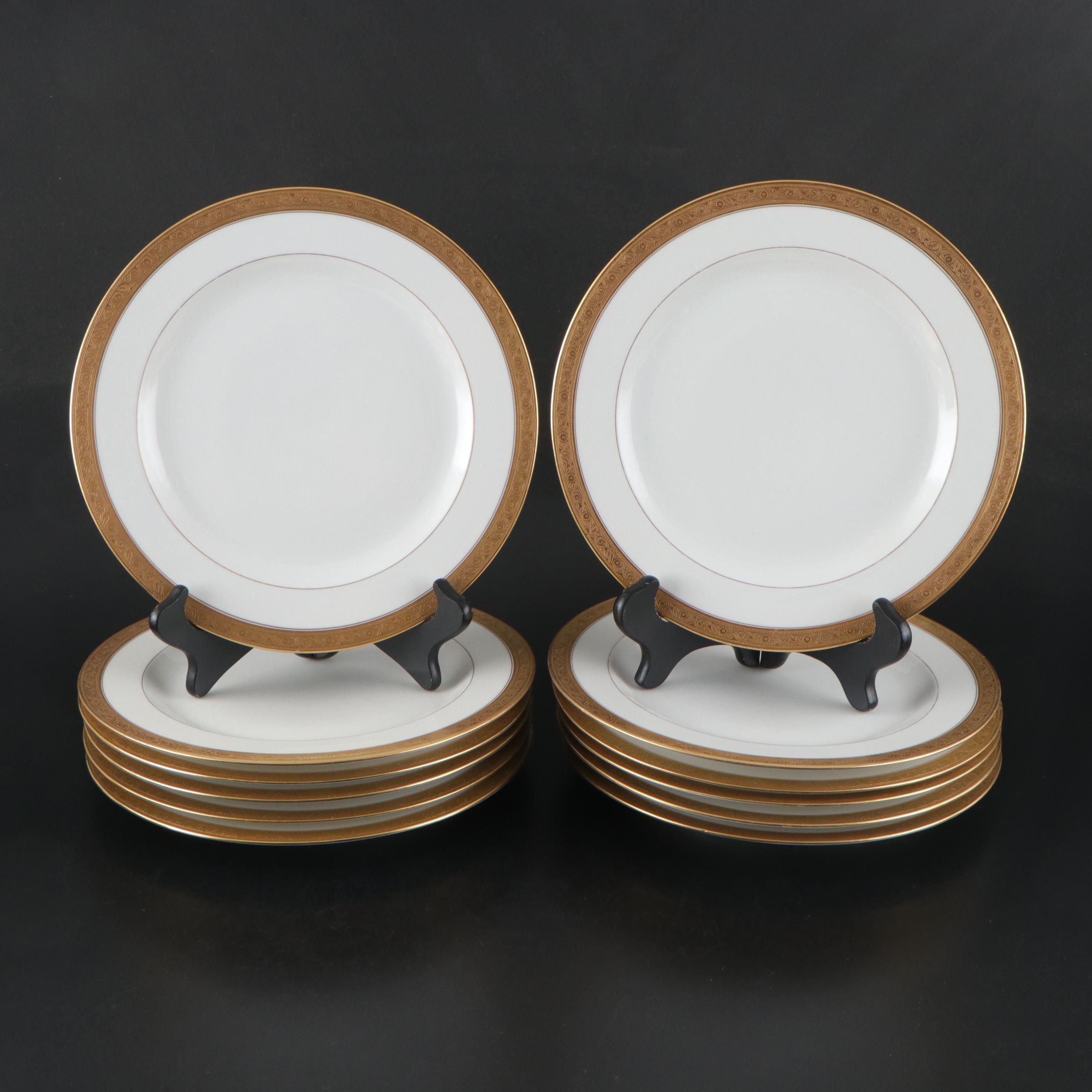 Theodore Haviland Plates with Other Porcelain Dinnerware, Early to Mid-20th C.