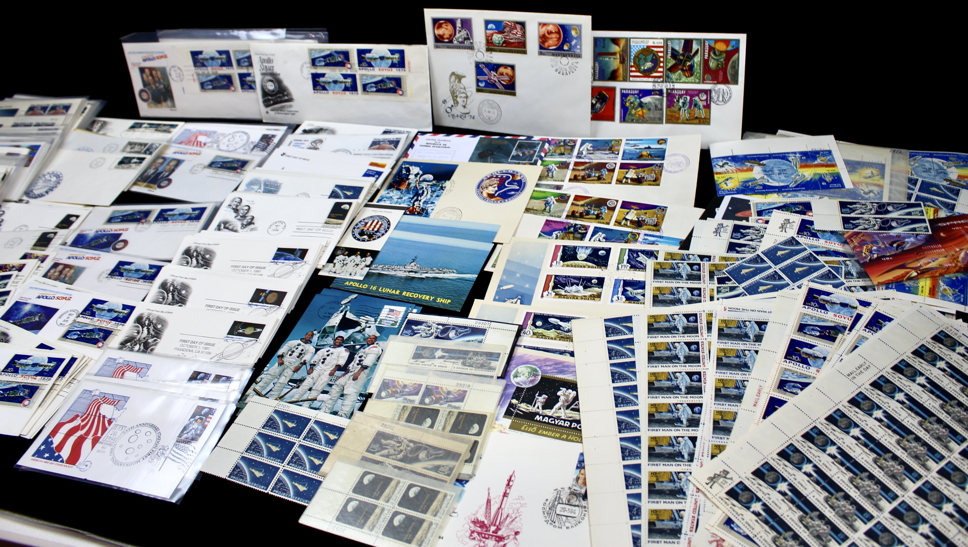 World Wide Space Postage Stamp Collection