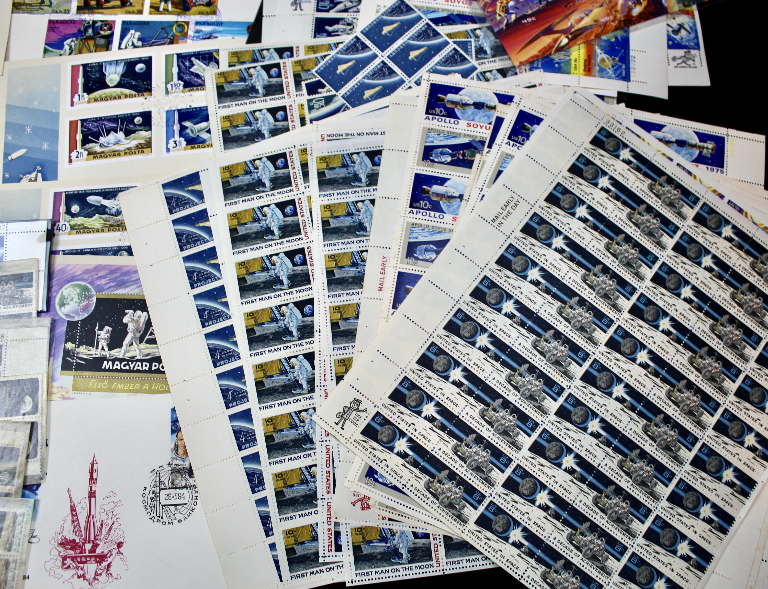 World Wide Space Postage Stamp Collection
