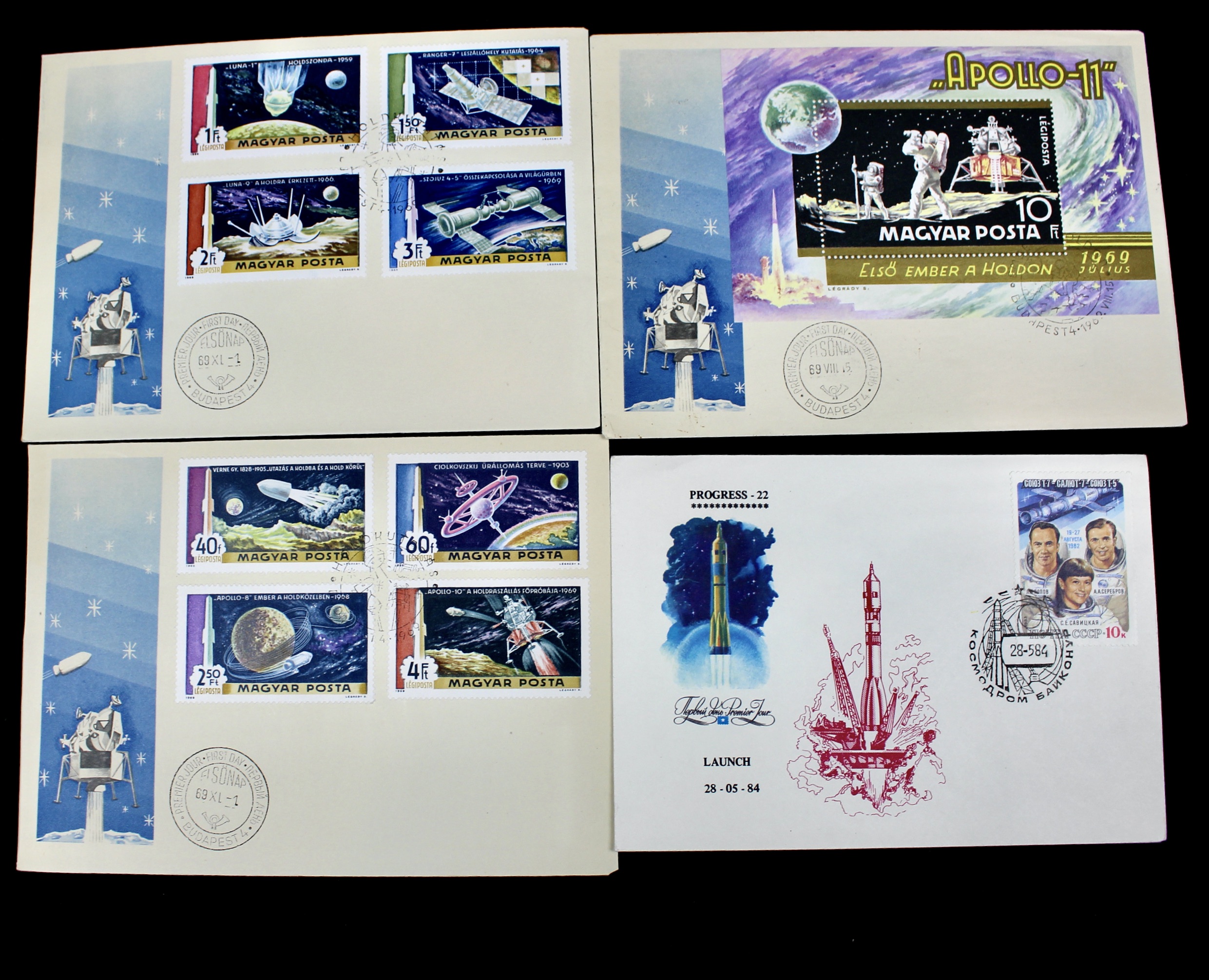 World Wide Space Postage Stamp Collection