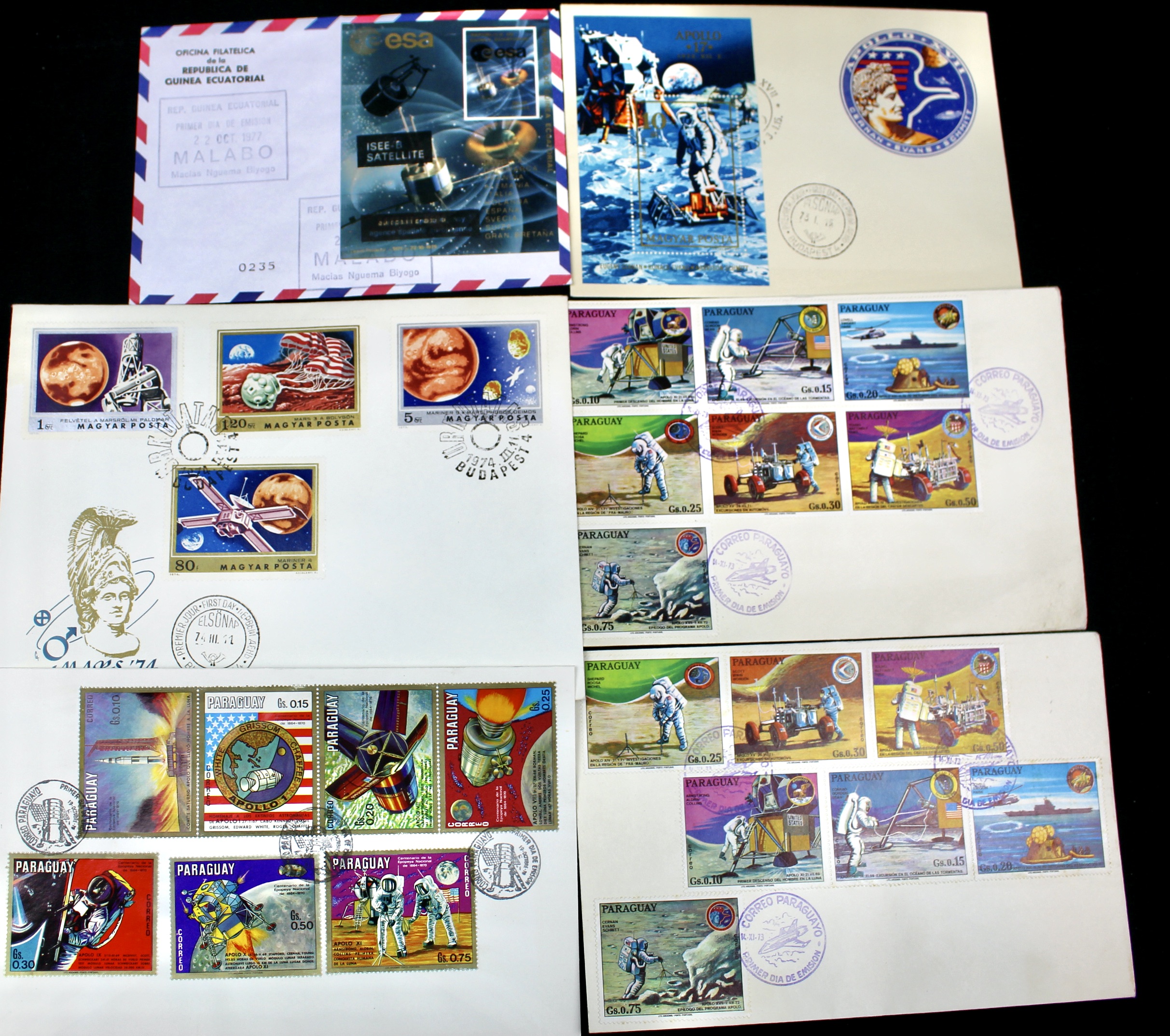World Wide Space Postage Stamp Collection