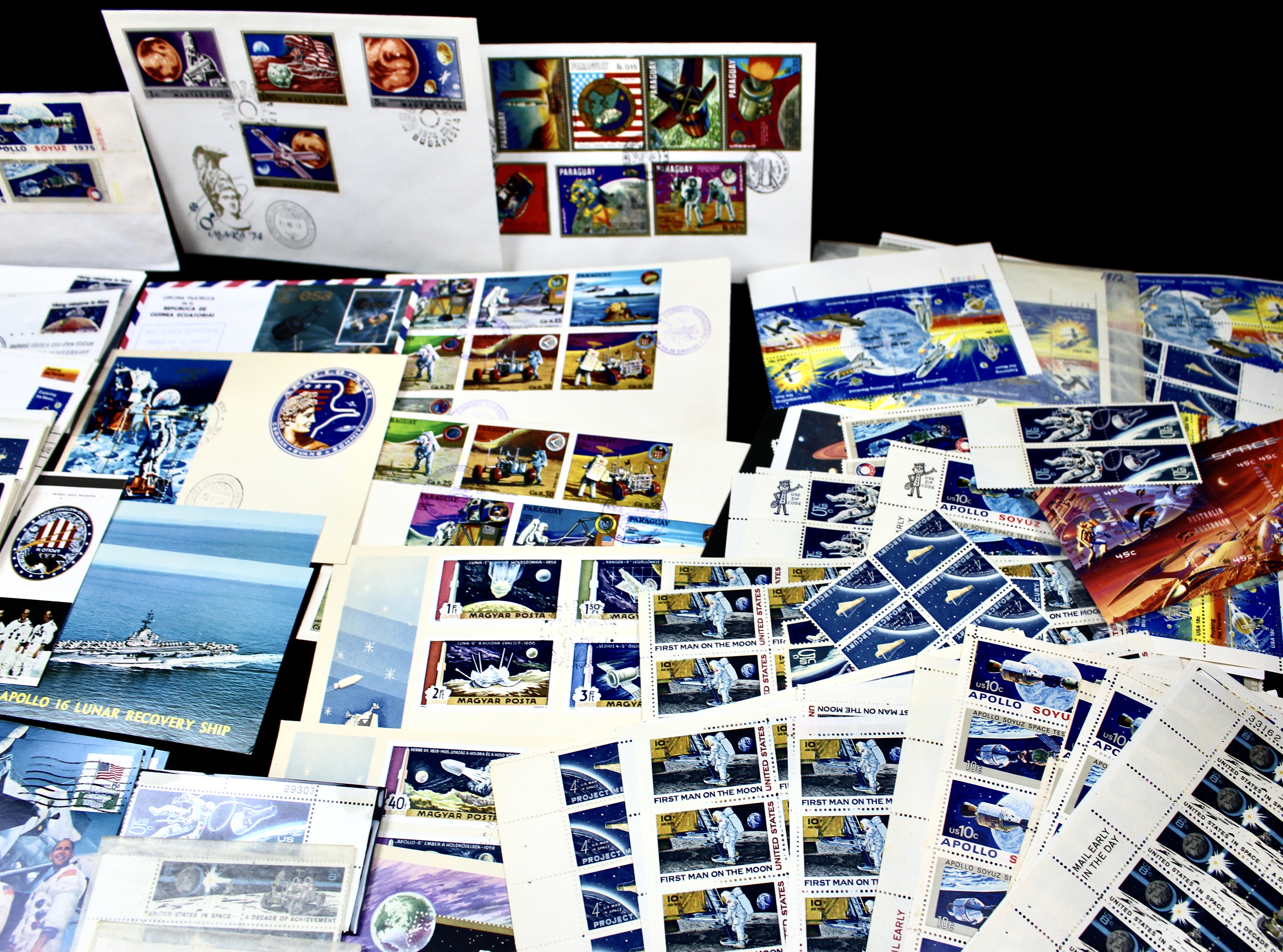 World Wide Space Postage Stamp Collection