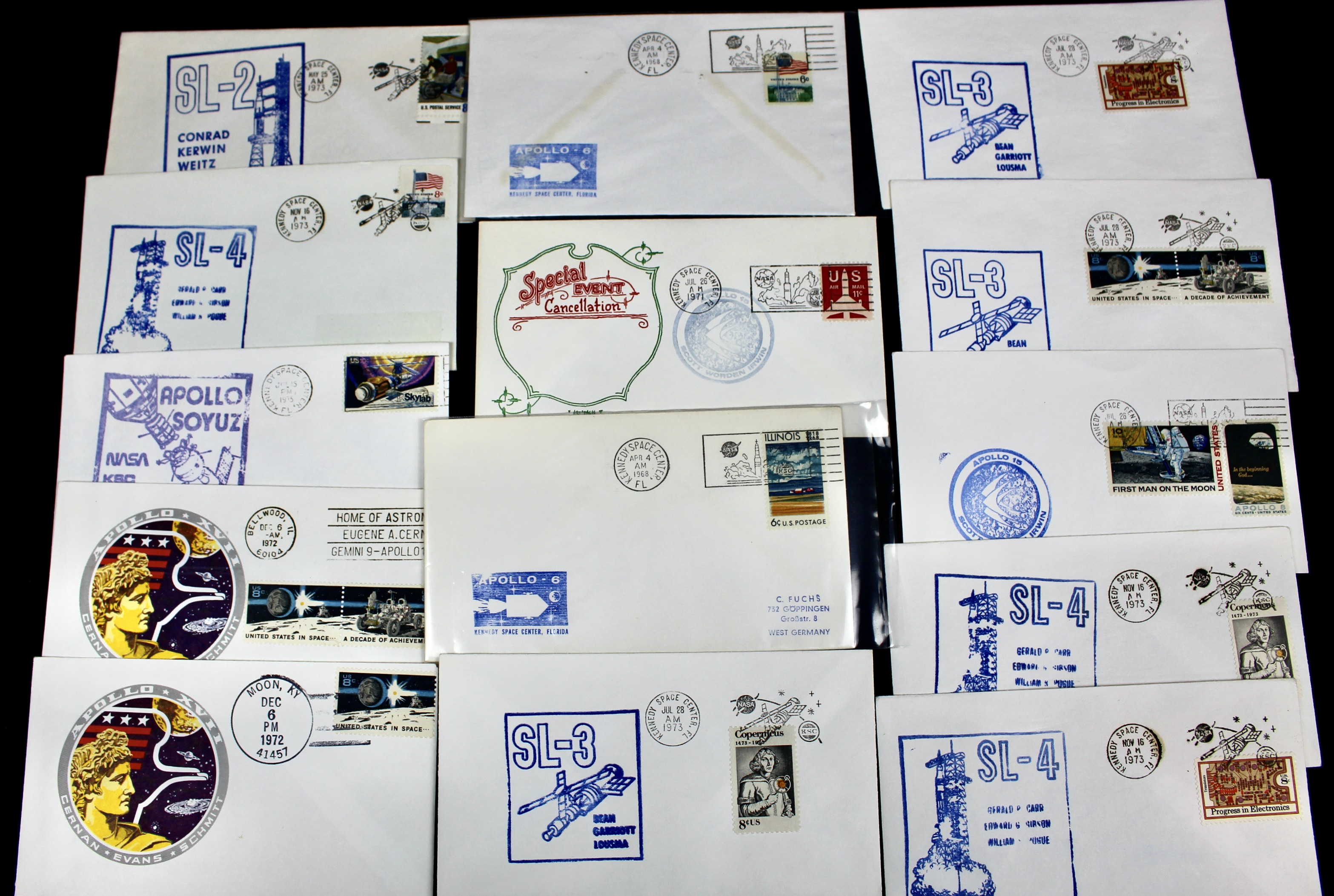 World Wide Space Postage Stamp Collection