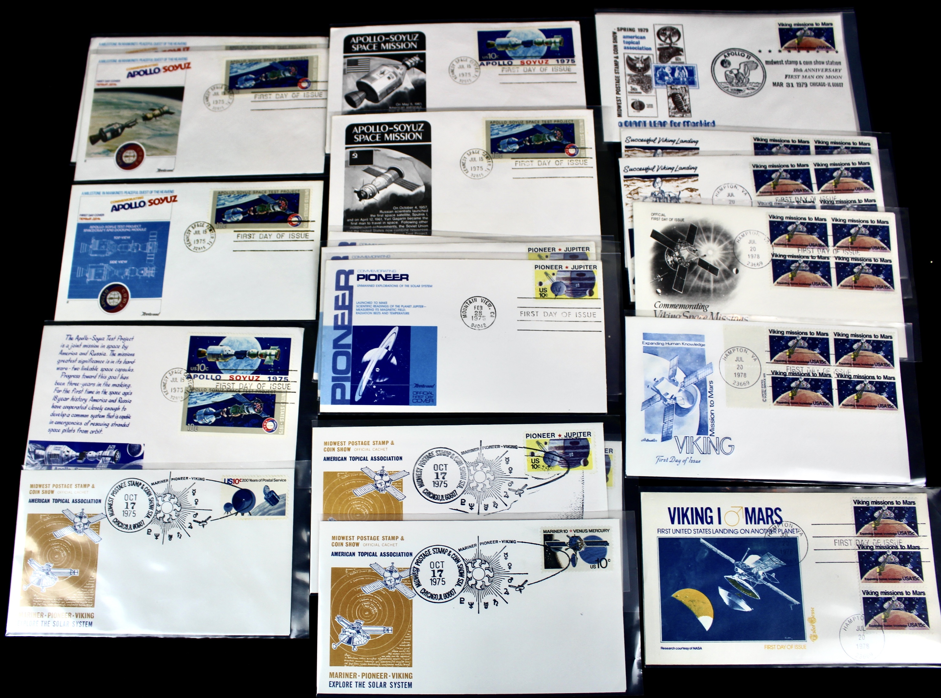 World Wide Space Postage Stamp Collection