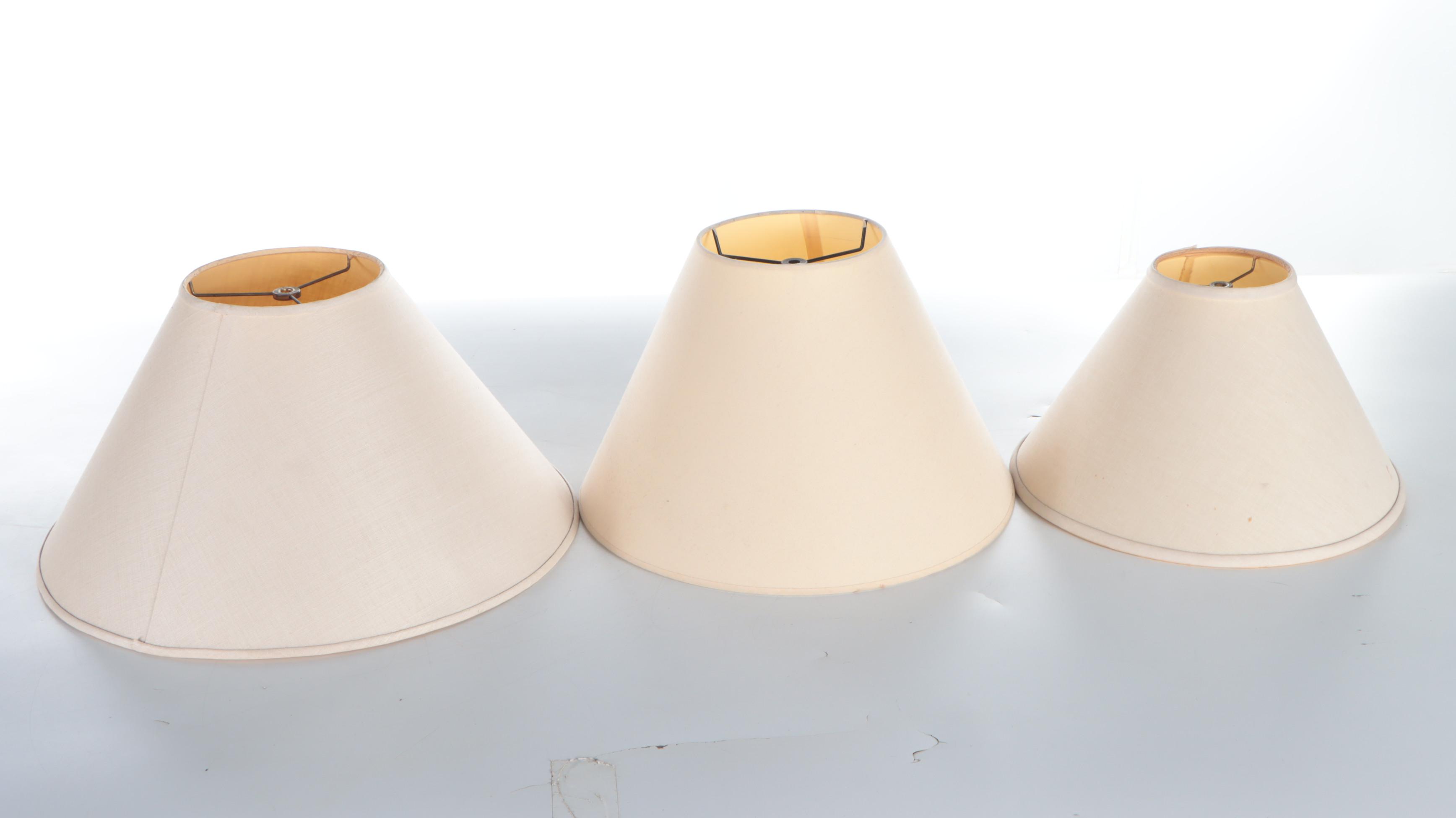 Antique Carved Wood Baluster, Carved Wood Bottle & Pottery Ewer Table Lamps