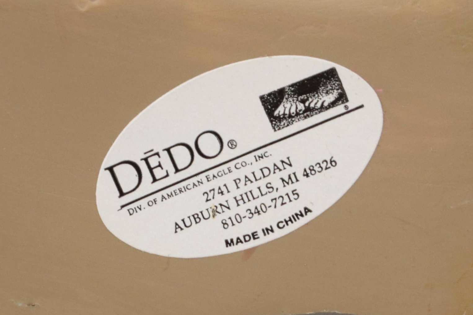 R. Vandamine Resin Plaque with Resin Elephant Figurine and More