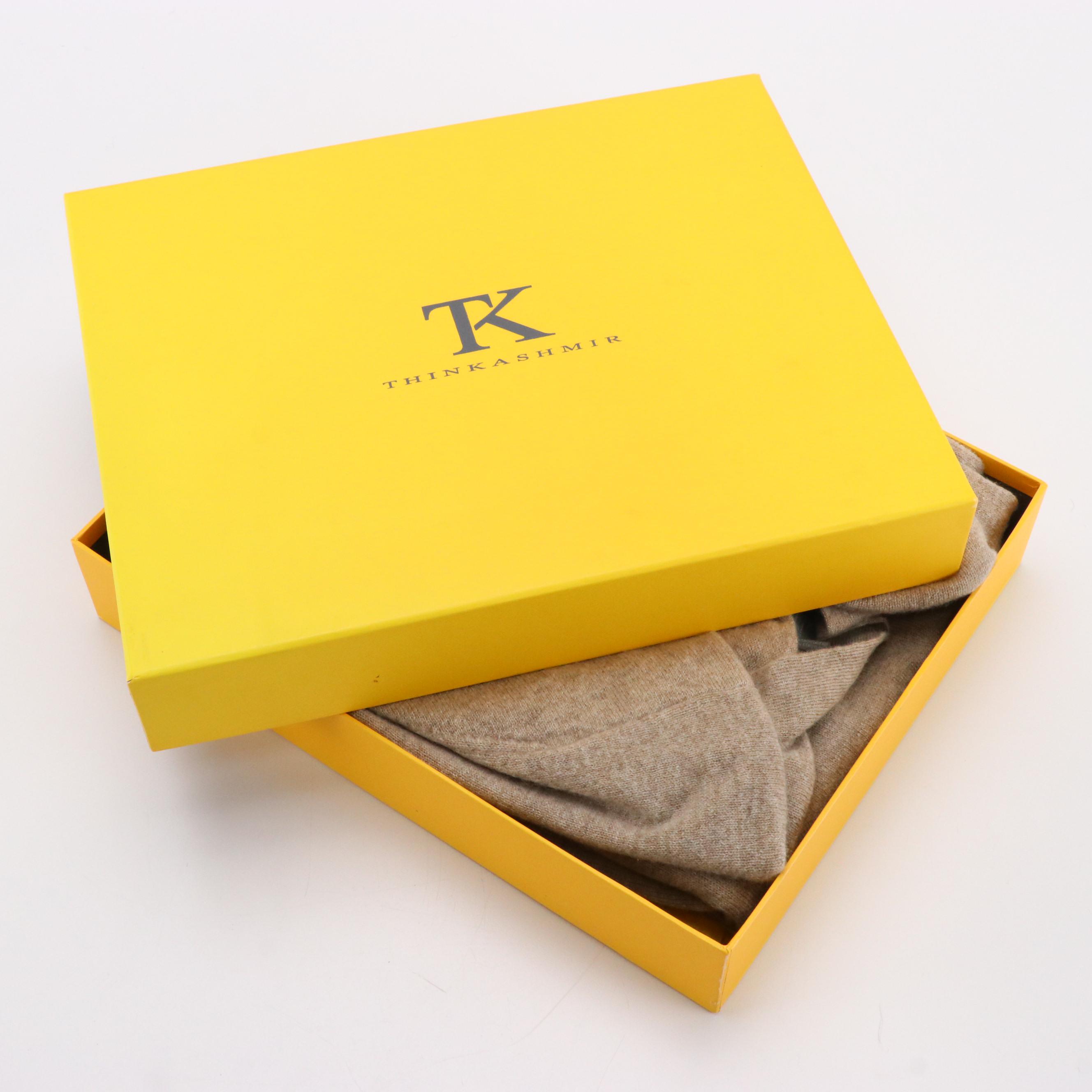 Thinkashmir Duster Cardigan in Taupe Cashmere with Box