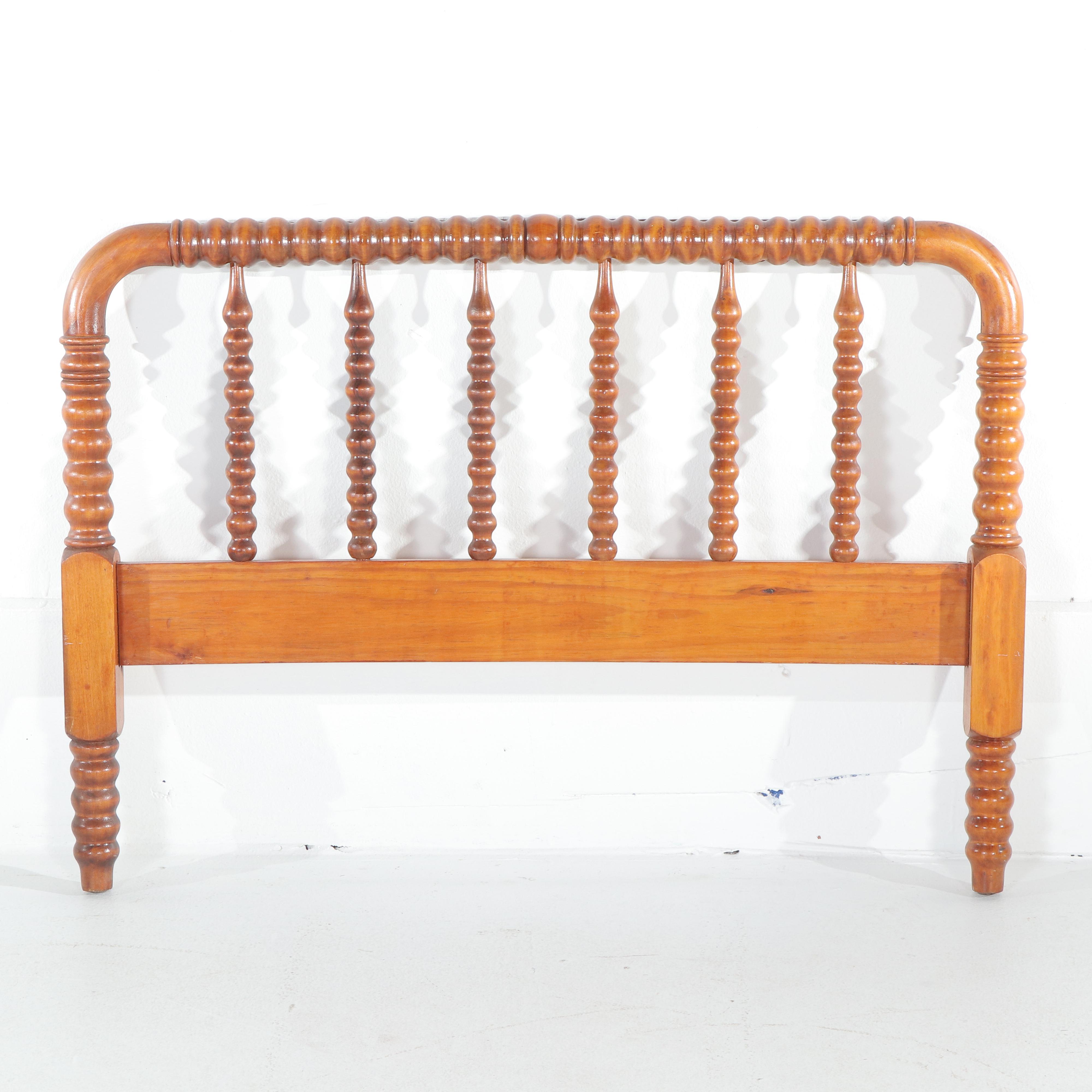 Jenny Lind Style Oak Bed Frame, Early to Mid-20th Century