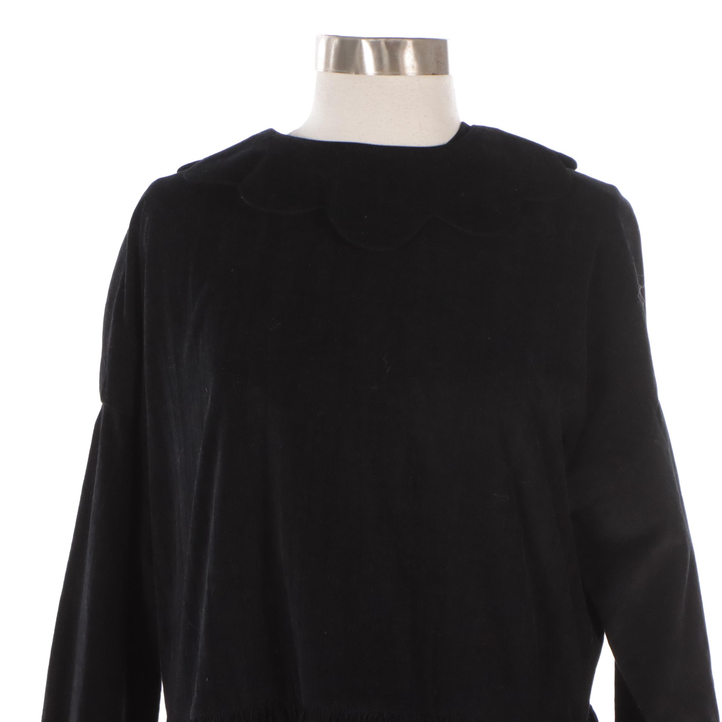 Sara Lanzi Corduroy Dress and EKA Design Studio Pine Dress with Slip Dress