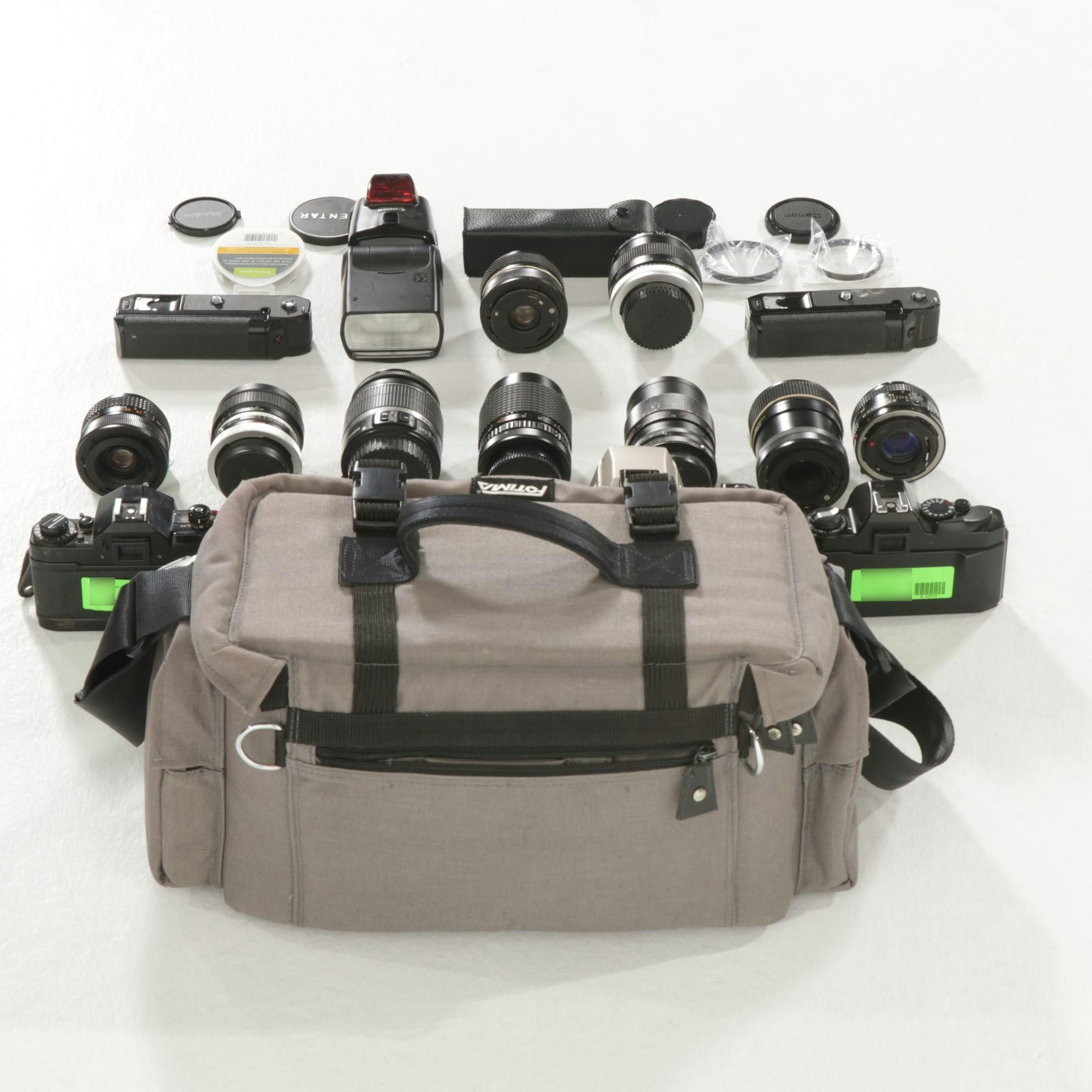 Canon 35mm Camera Bodies, Various Lenses and More