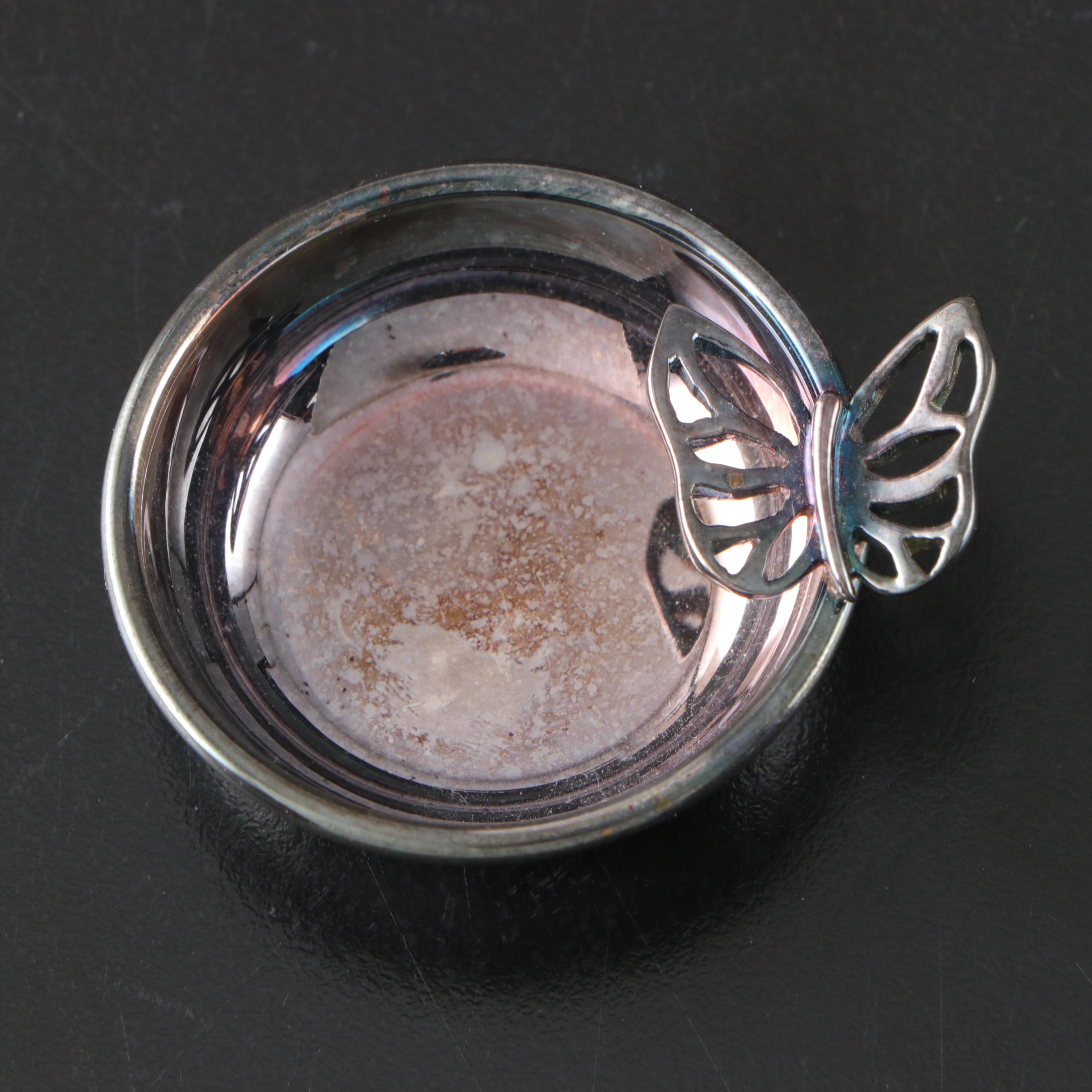 Van Cleef & Arpels Sterling Silver Dragonfly and Butterfly Keepsake Dishes