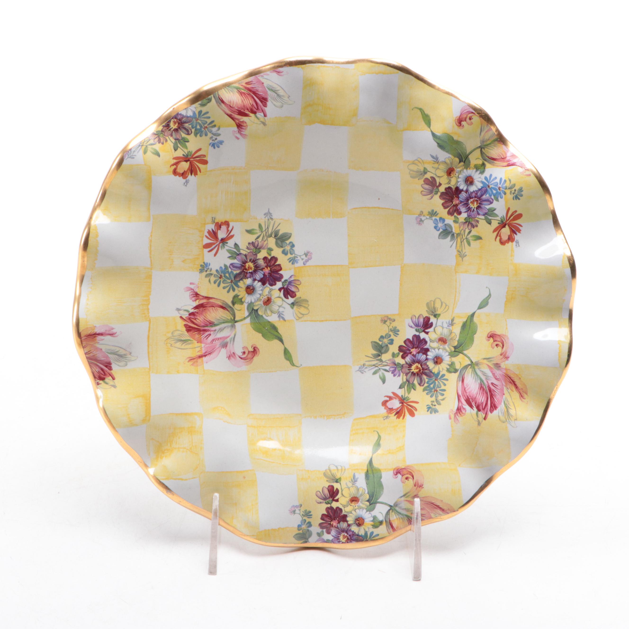 MacKenzie-Childs "Lemon Curd" Terracotta Luncheon Plates
