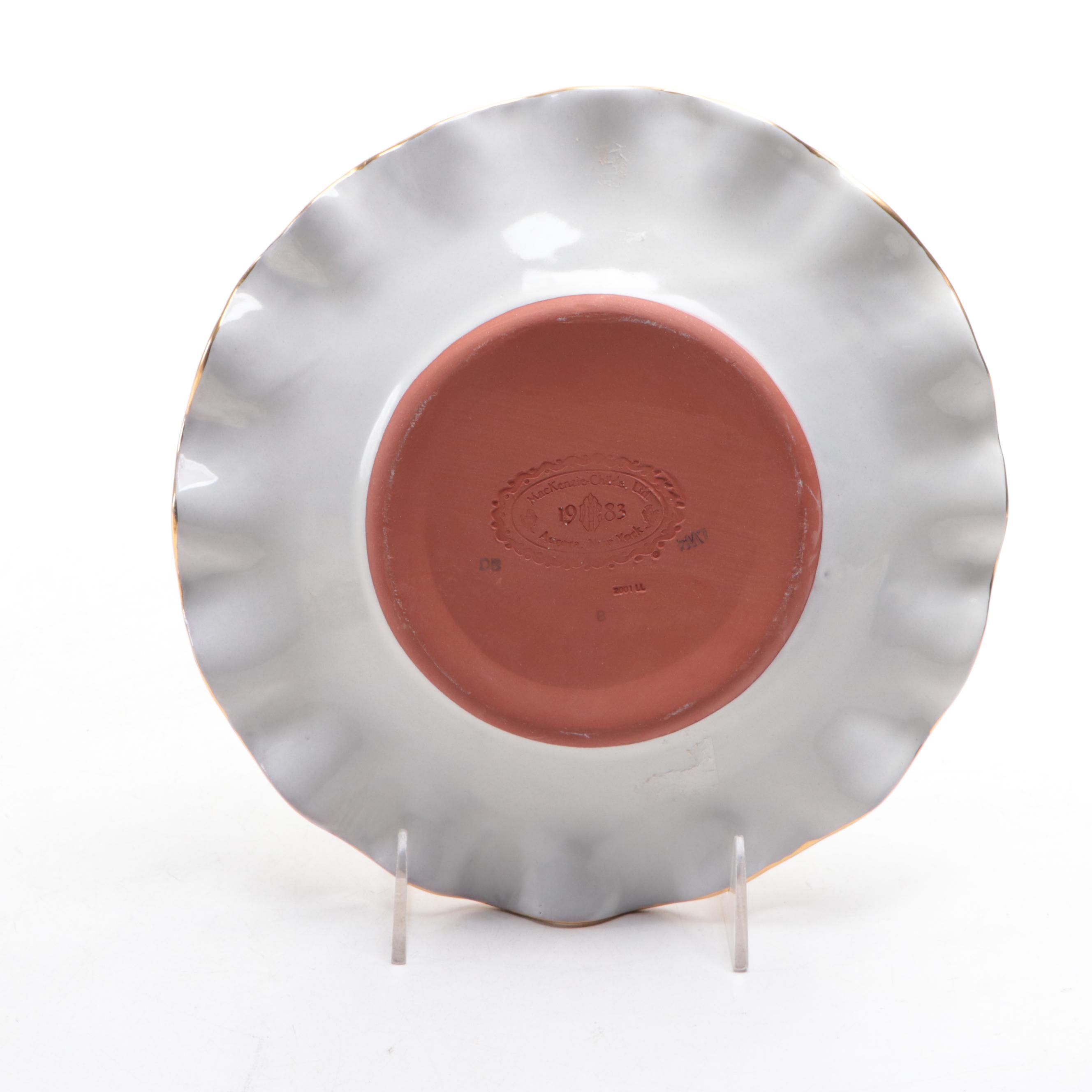 MacKenzie-Childs "Lemon Curd" Terracotta Luncheon Plates