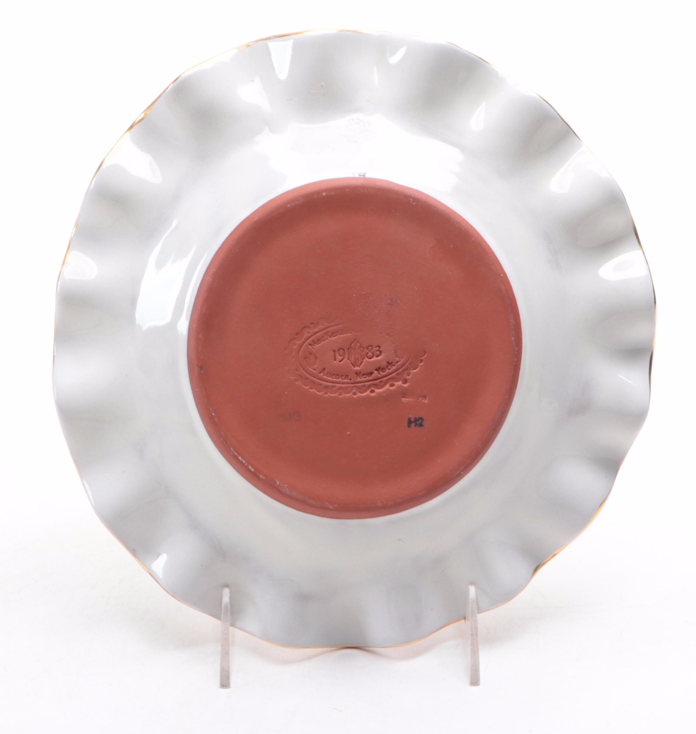 MacKenzie-Childs "Lemon Curd" Terracotta Luncheon Plates