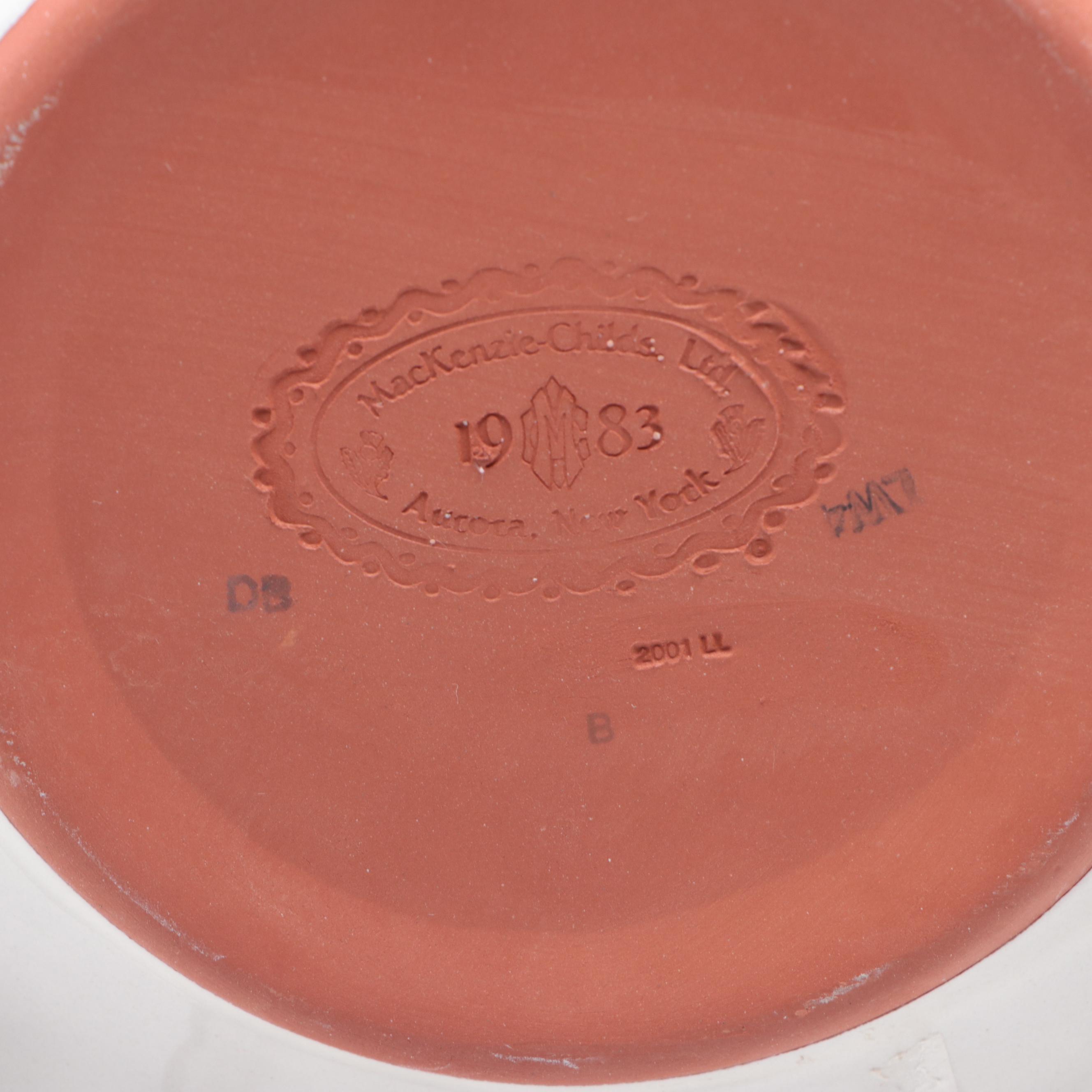 MacKenzie-Childs "Lemon Curd" Terracotta Luncheon Plates