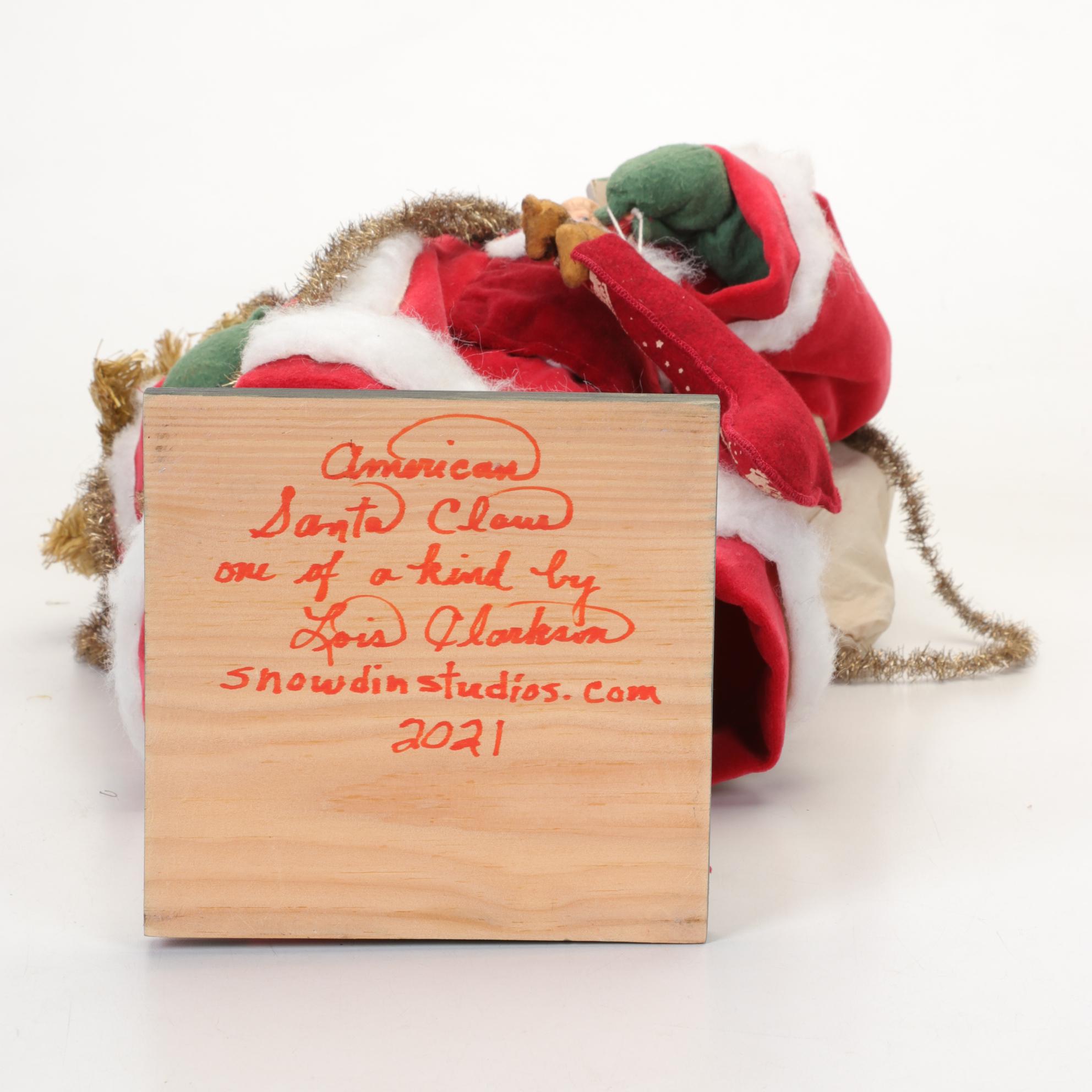 Lois Clarkson "American Santa Claus" Figurine, 2021