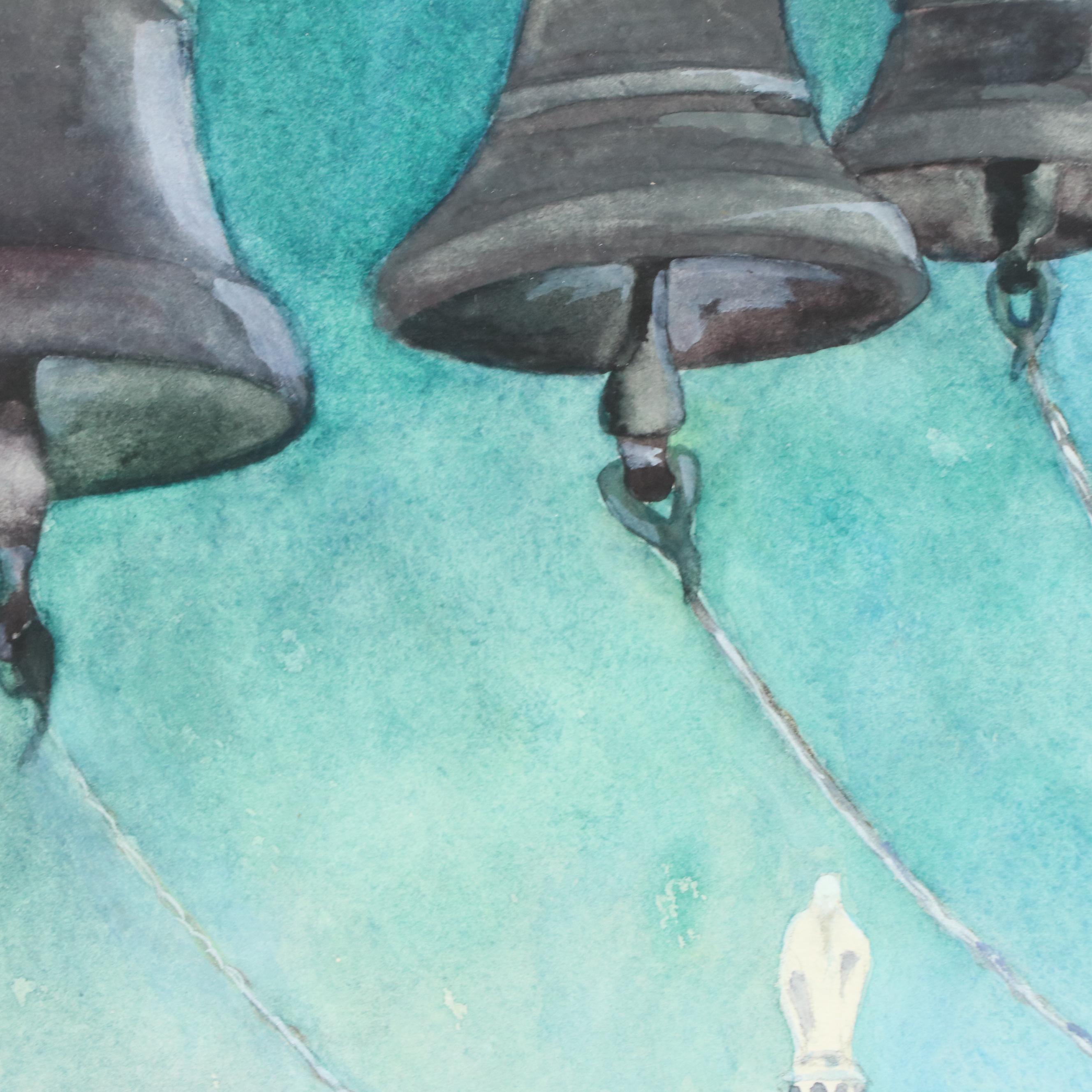 Marjorie Garrison Watercolor Painting "Church of the Immaculate Conception"