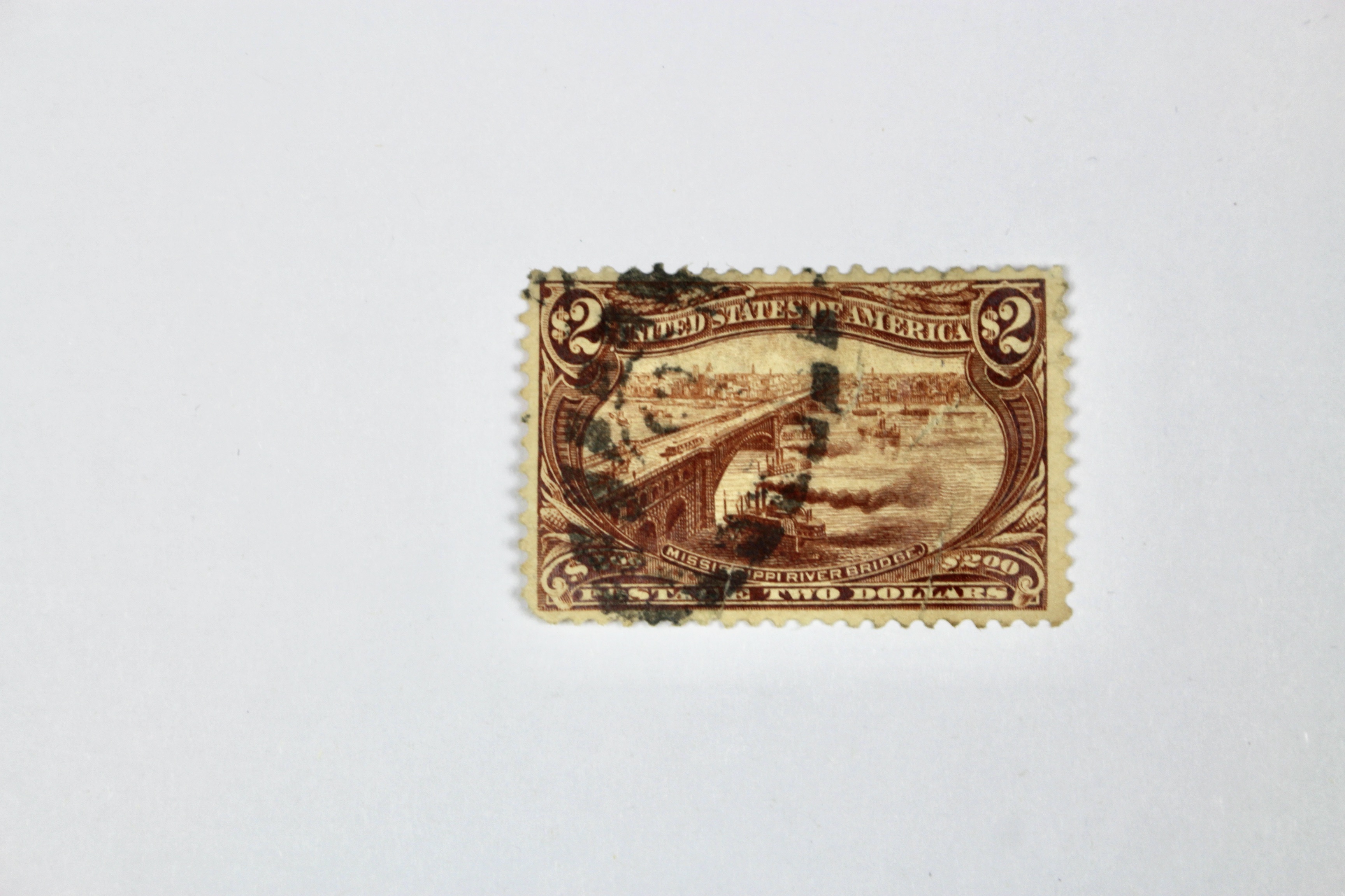 1893 Scott #242 $2 Columbian Exposition Postage Stamp