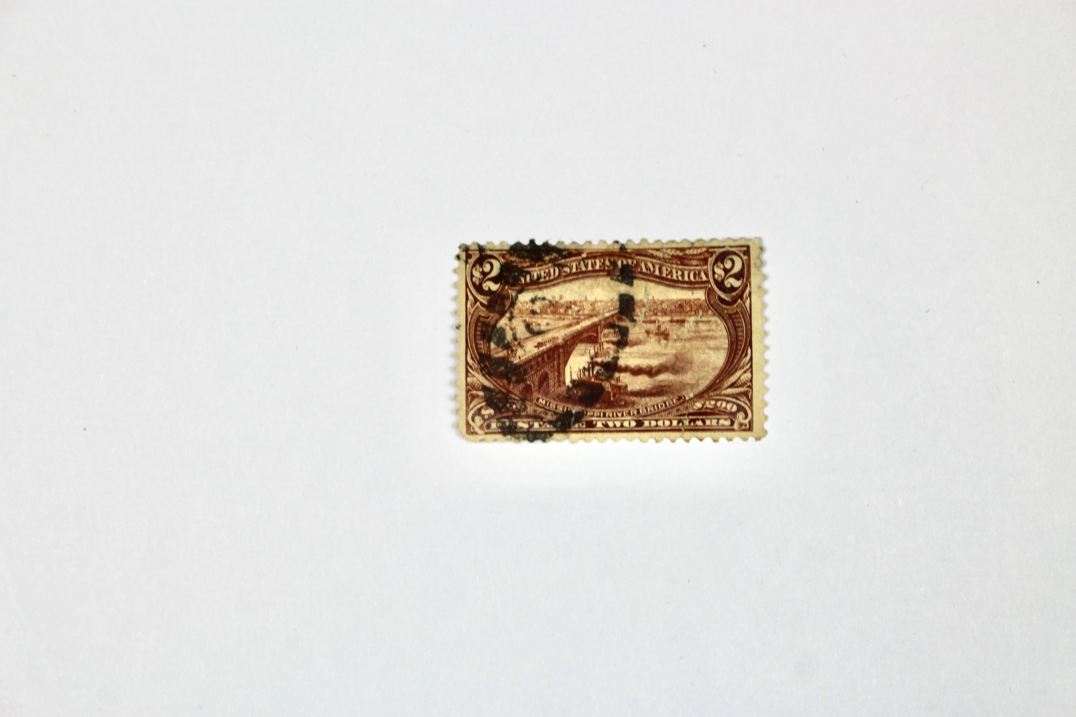1893 Scott #242 $2 Columbian Exposition Postage Stamp