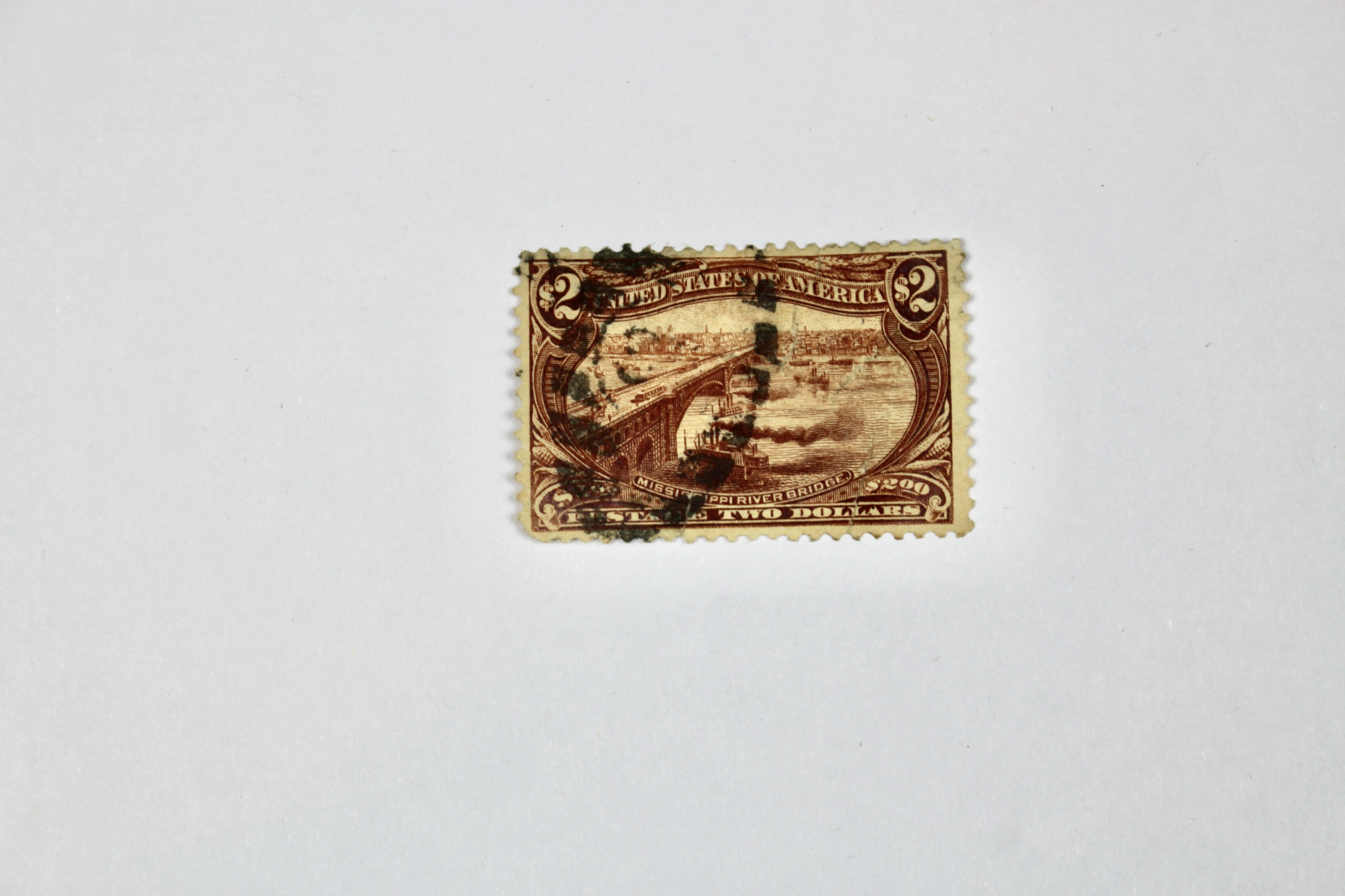 1893 Scott #242 $2 Columbian Exposition Postage Stamp