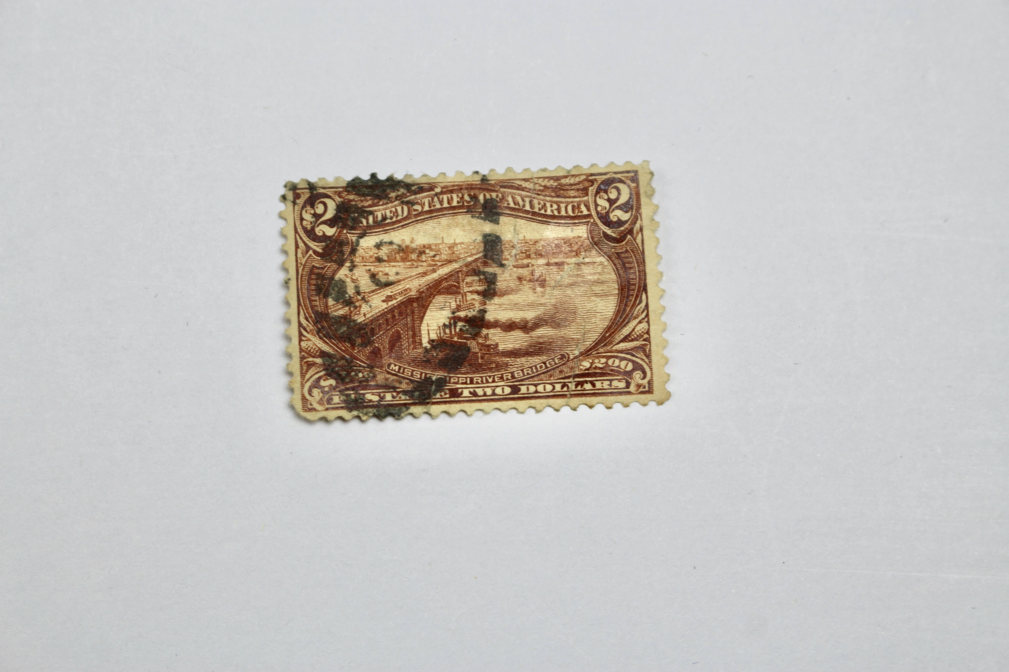 1893 Scott #242 $2 Columbian Exposition Postage Stamp
