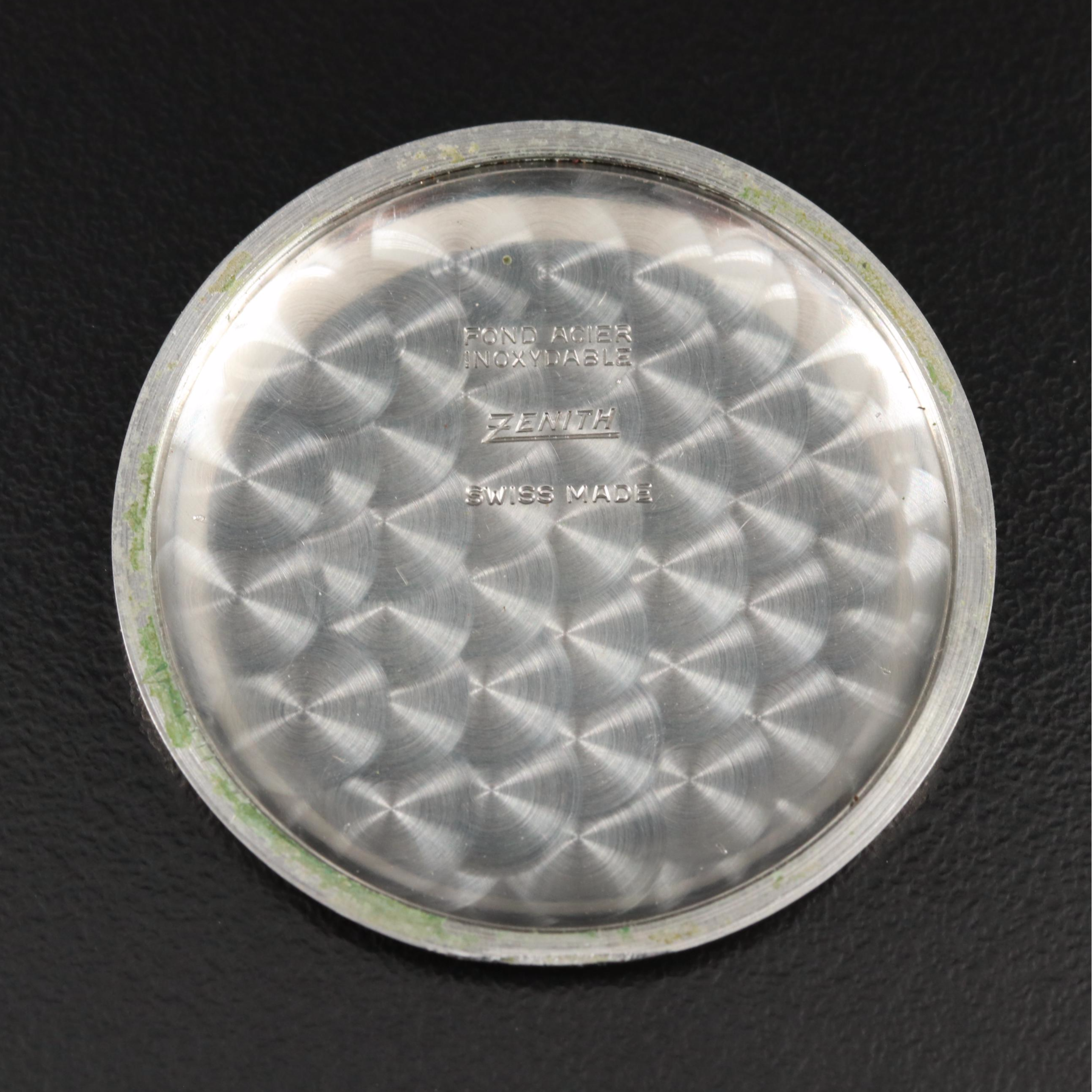 Vintage Zenith 37mm Stem Wind Watch