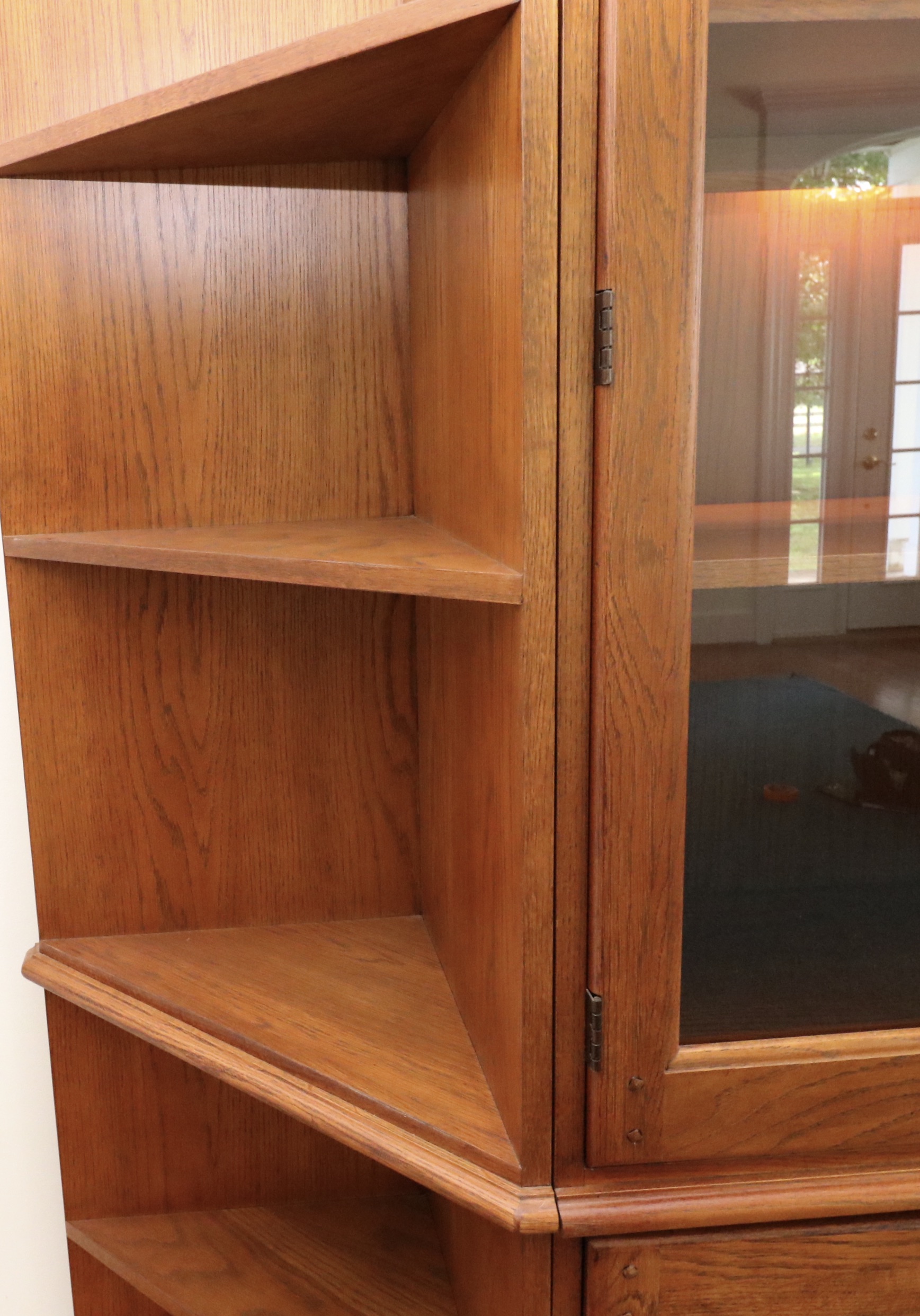 Hooker Five-Piece Illuminated Entertainment and Bookcase Center