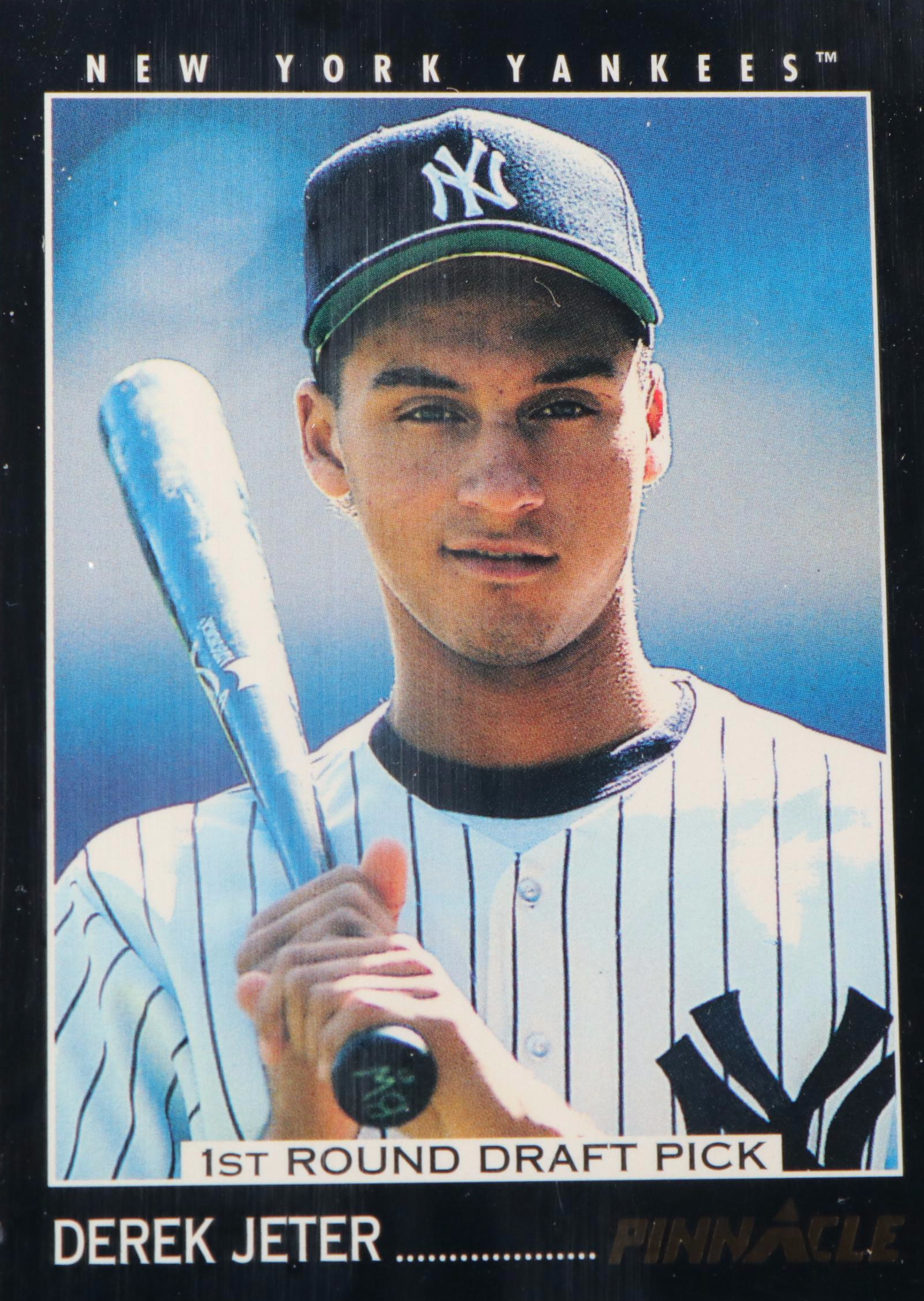 1993 Pinnacle Derek Jeter New York Yankees Rookie Baseball Card Graded PSA 9