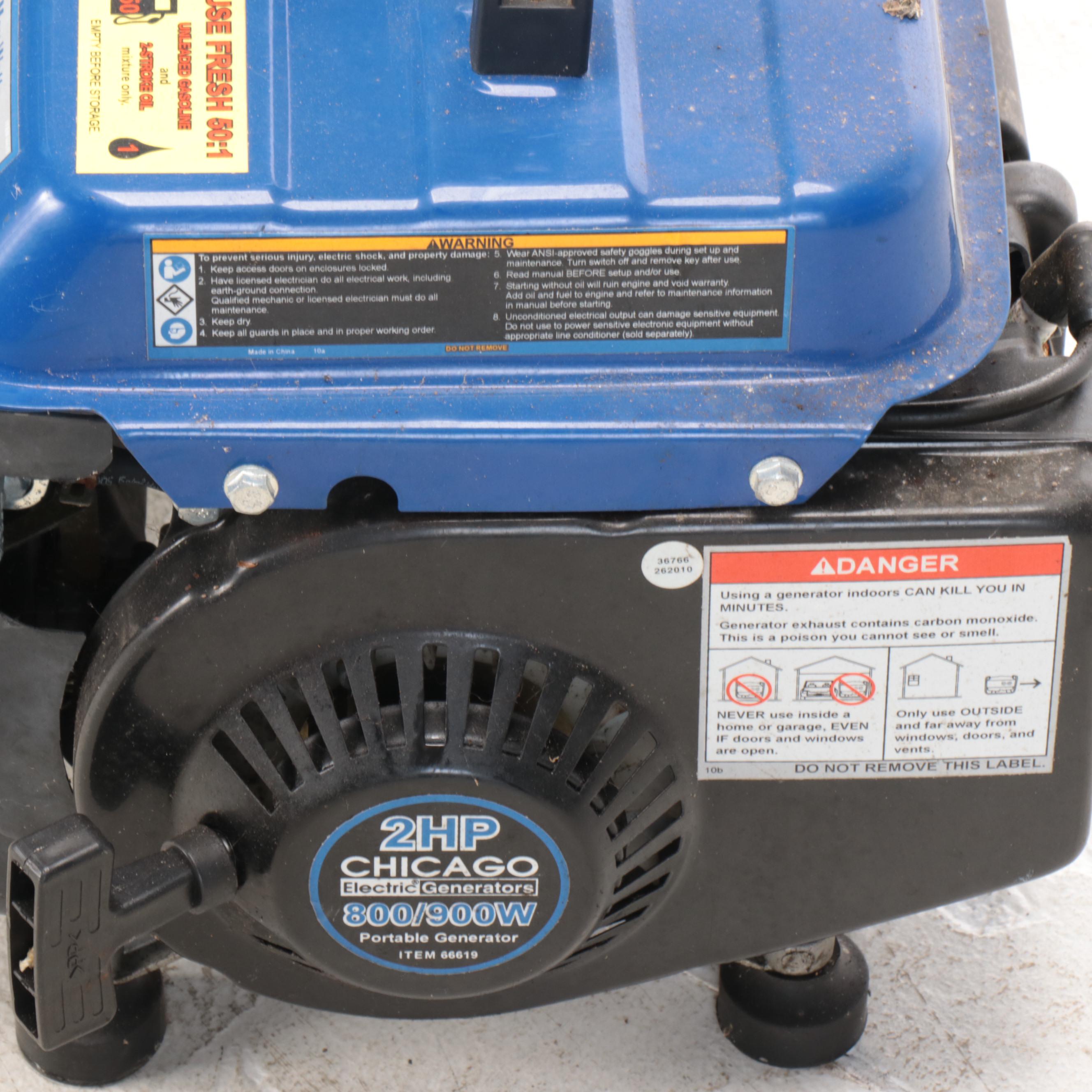 Chicago 800 Watt Portable Generator