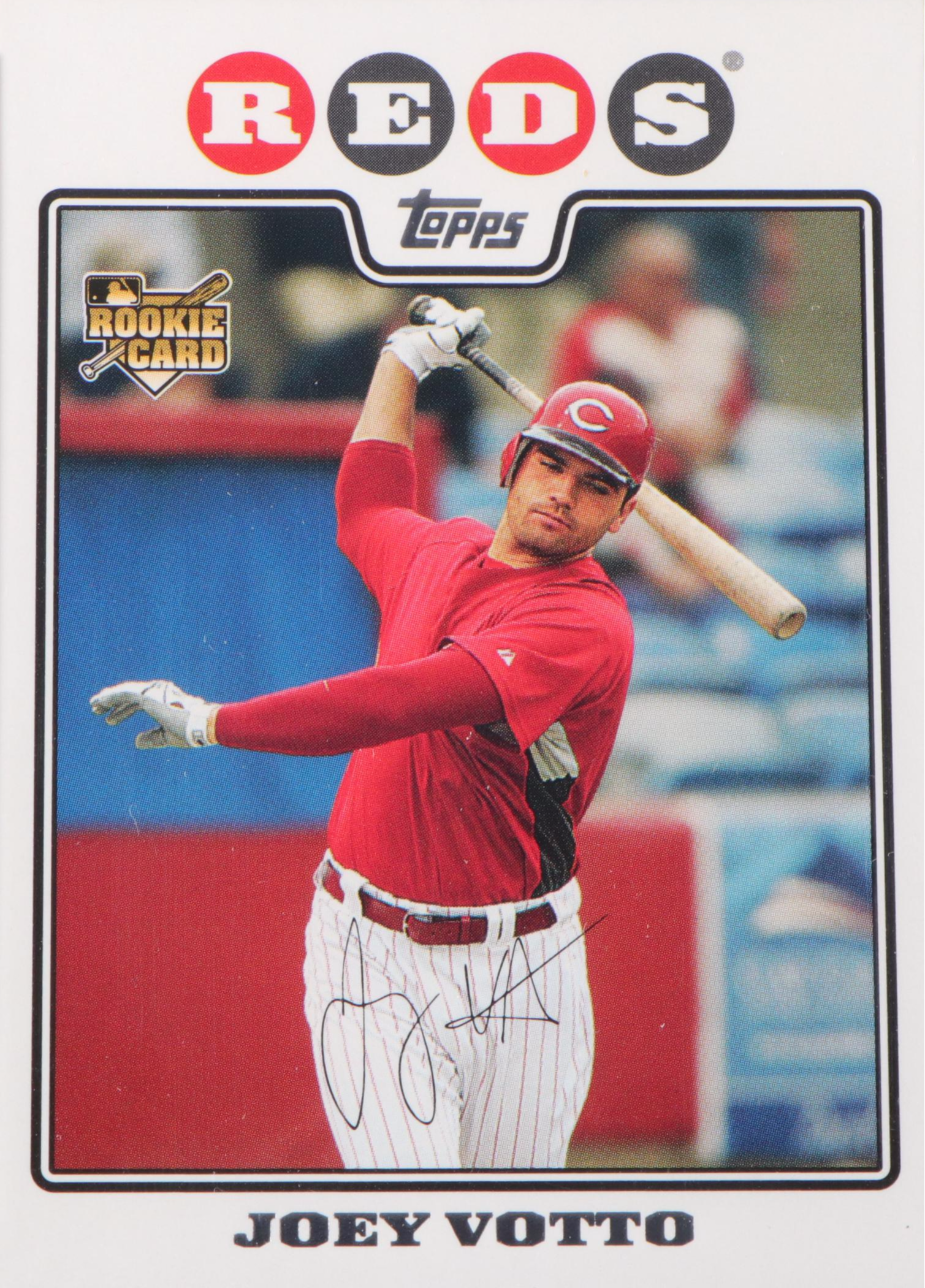 2008 Topps Joey Votto Cincinanti Reds Rookie Baseball Card #319 Graded PSA 10