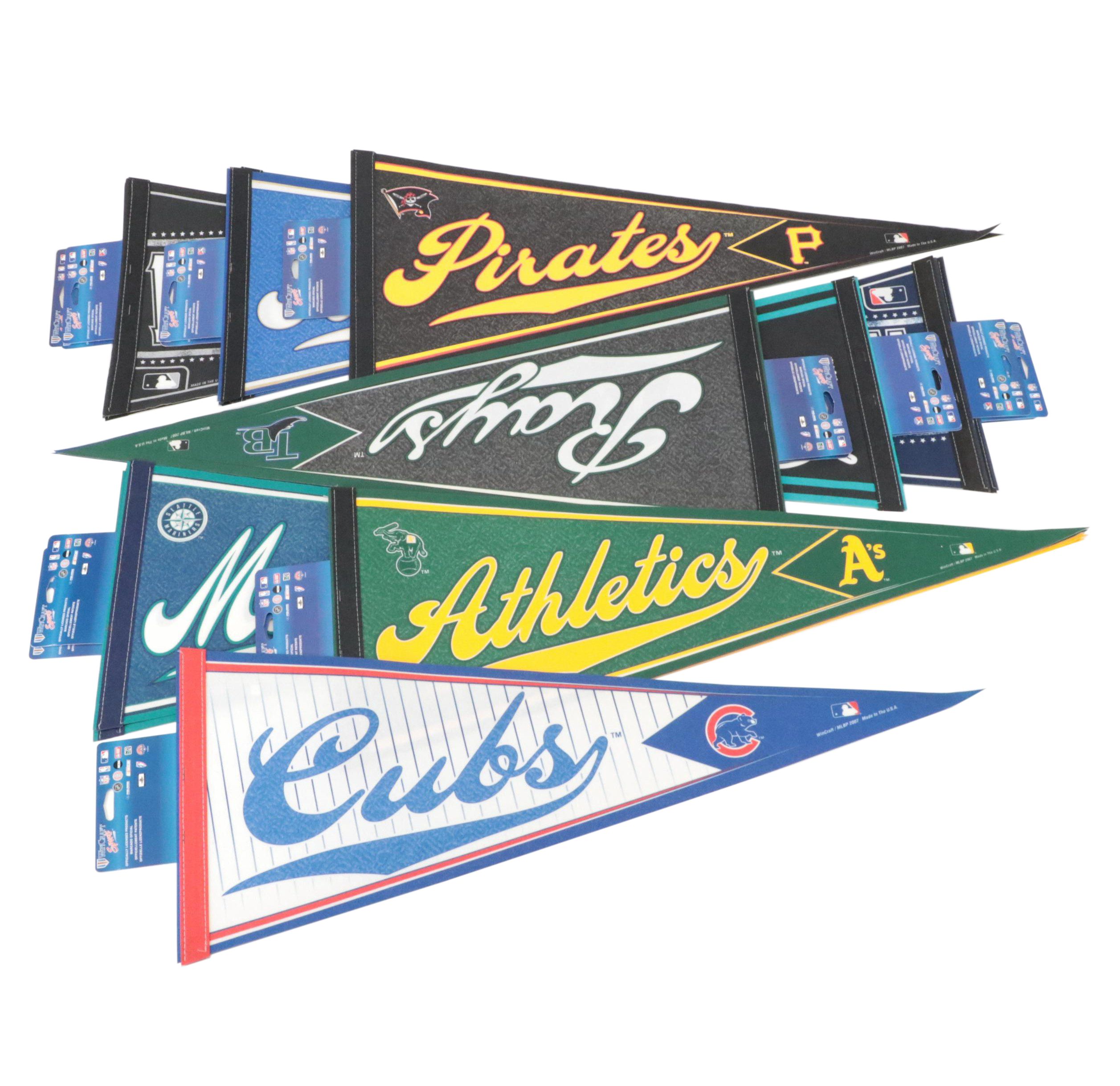 MLB Pennants Featuring Chicago White Sox, Seattle Mariners, and More