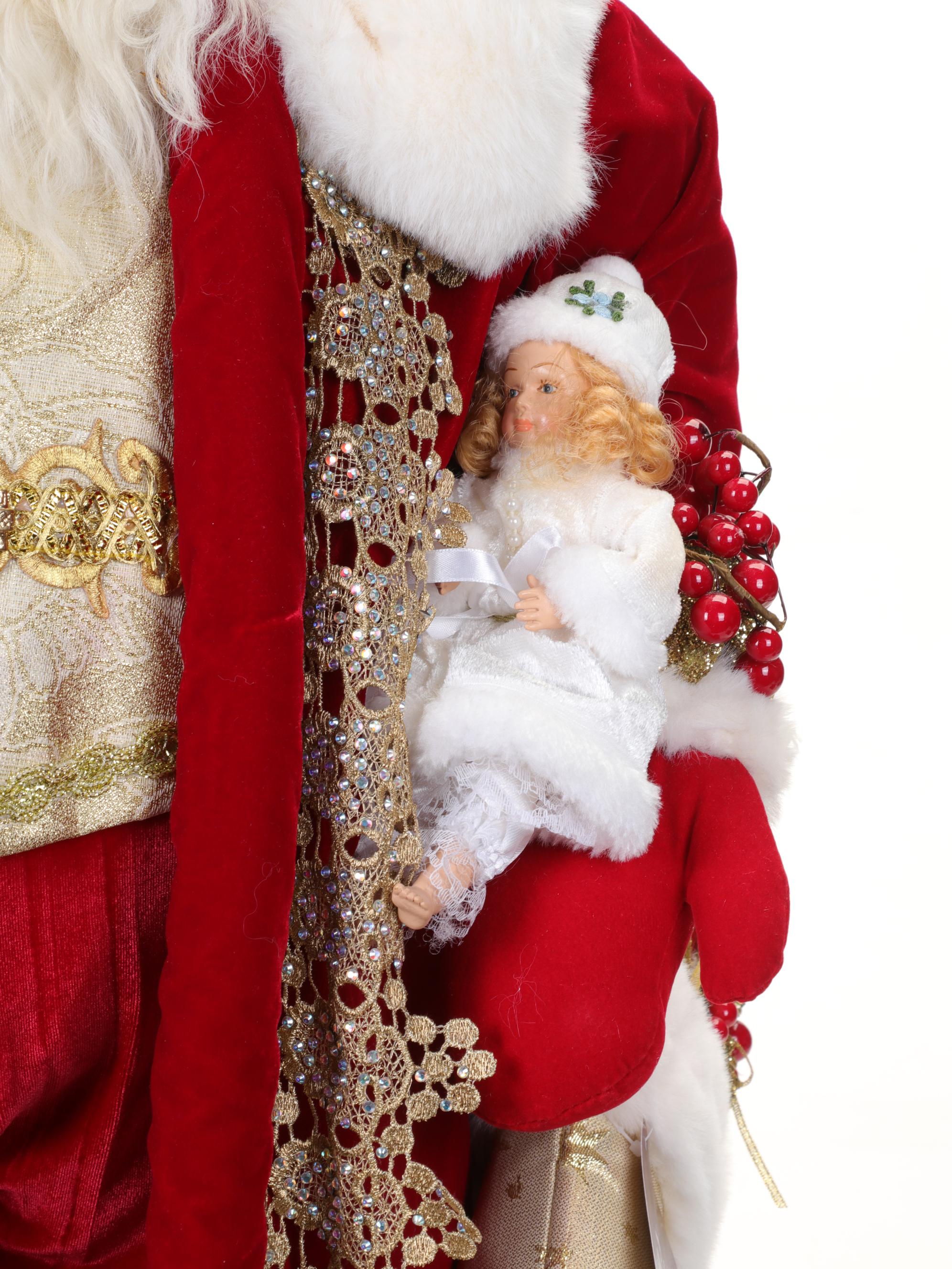 Lynn Haney for One Hundred 80 Degrees Santa Figurine, 21st Century