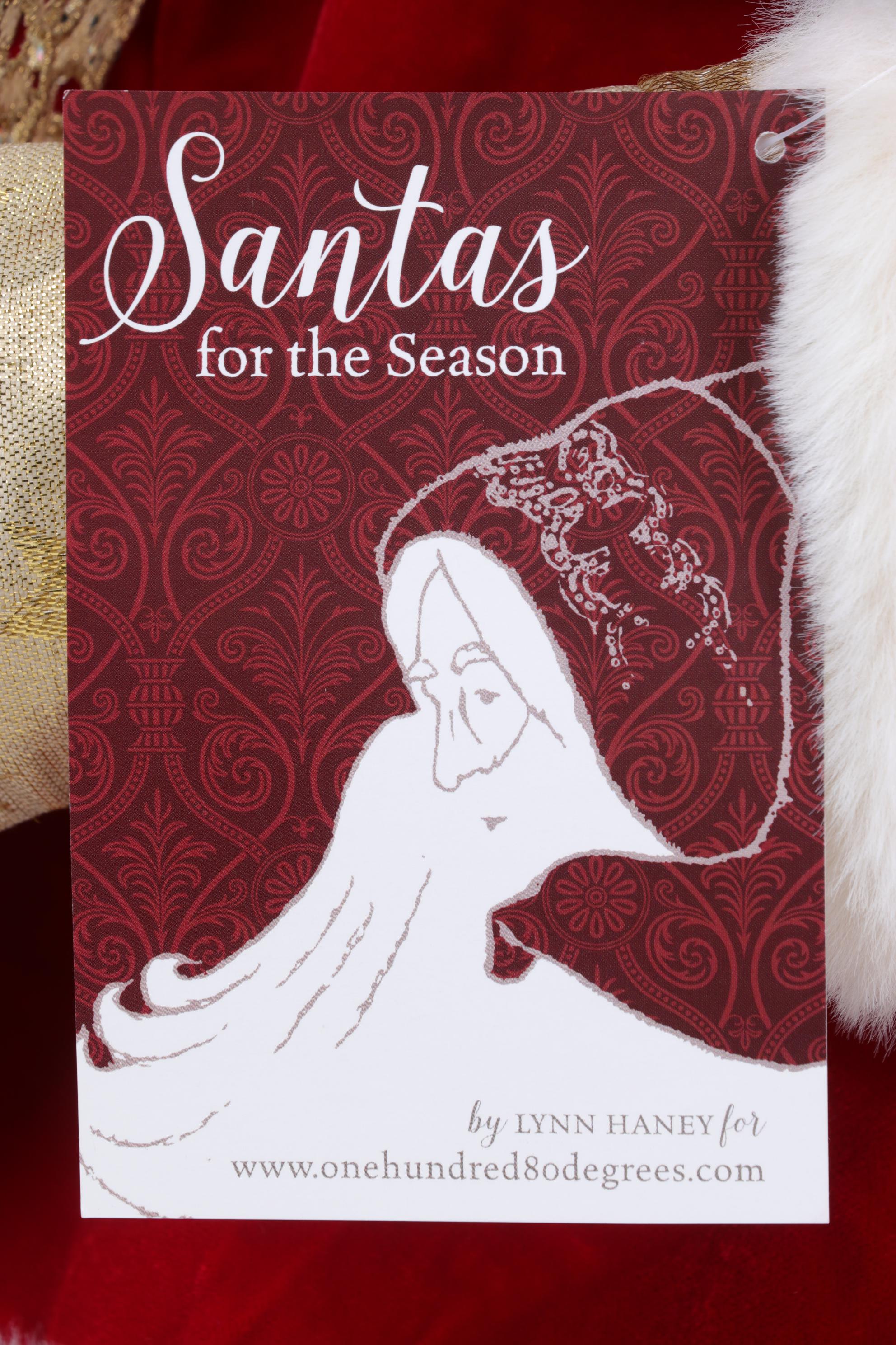 Lynn Haney for One Hundred 80 Degrees Santa Figurine, 21st Century