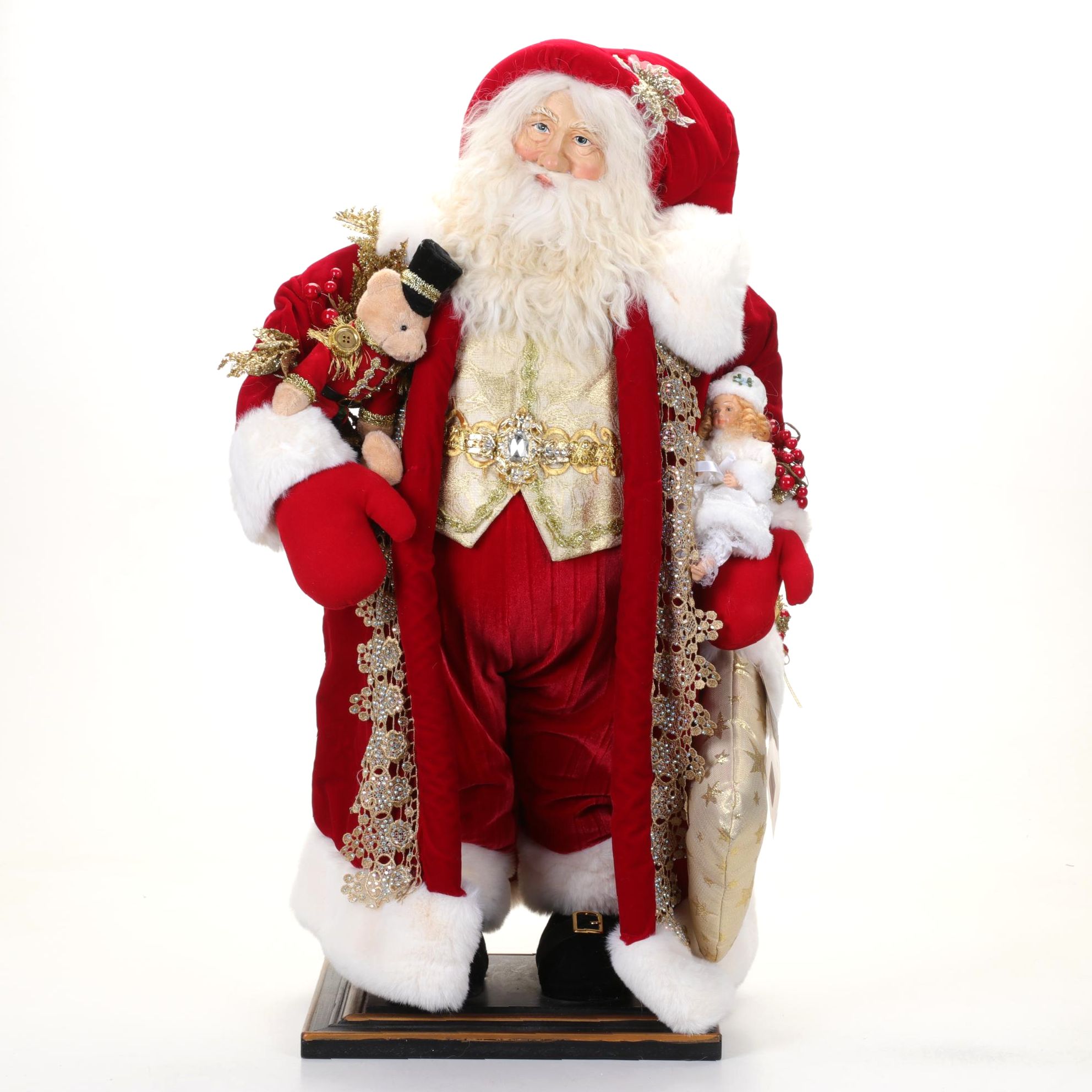 Lynn Haney for One Hundred 80 Degrees Santa Figurine, 21st Century