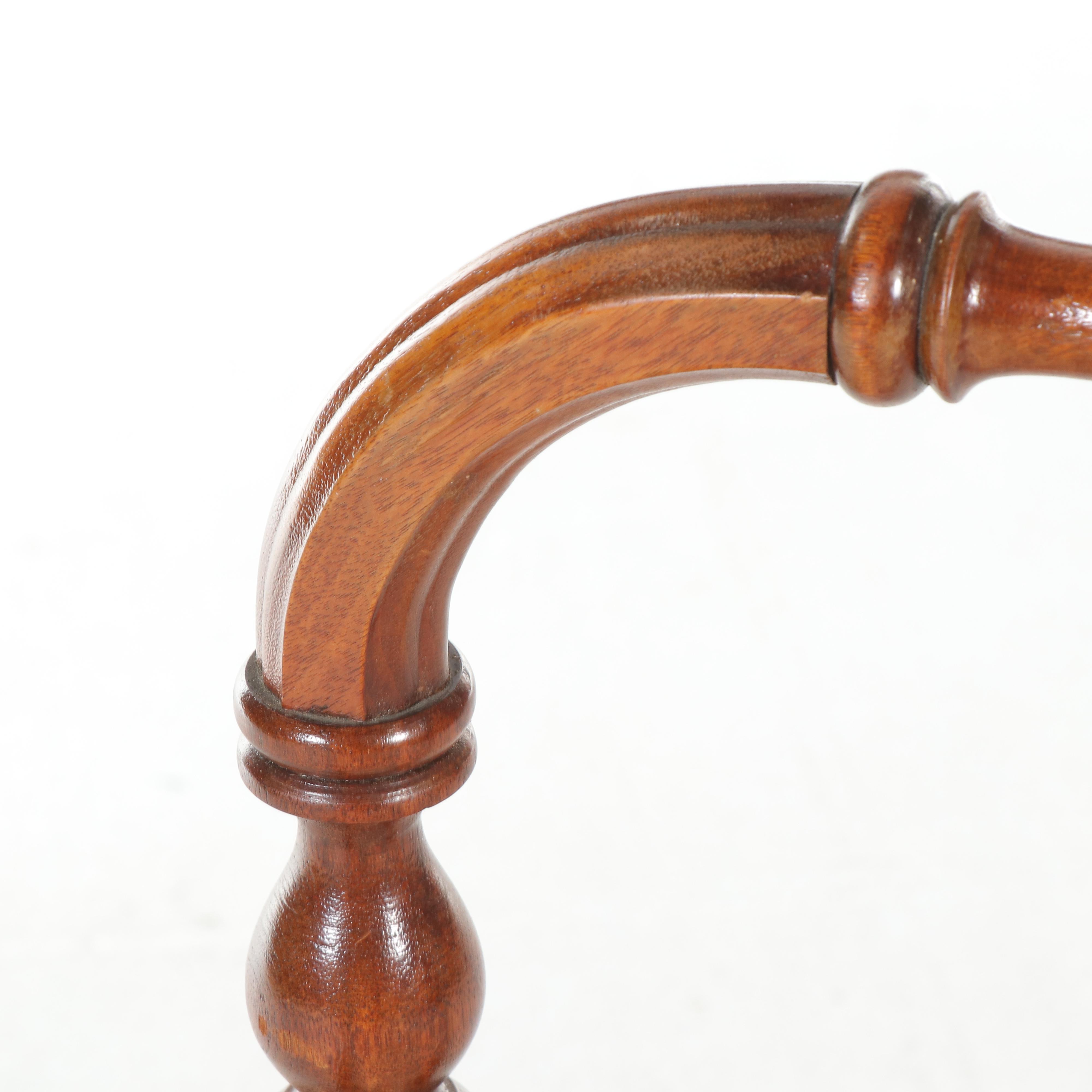 Jenny Lind Style Walnut Spindle Baby Bed, Late 19th/ Early 20th Century