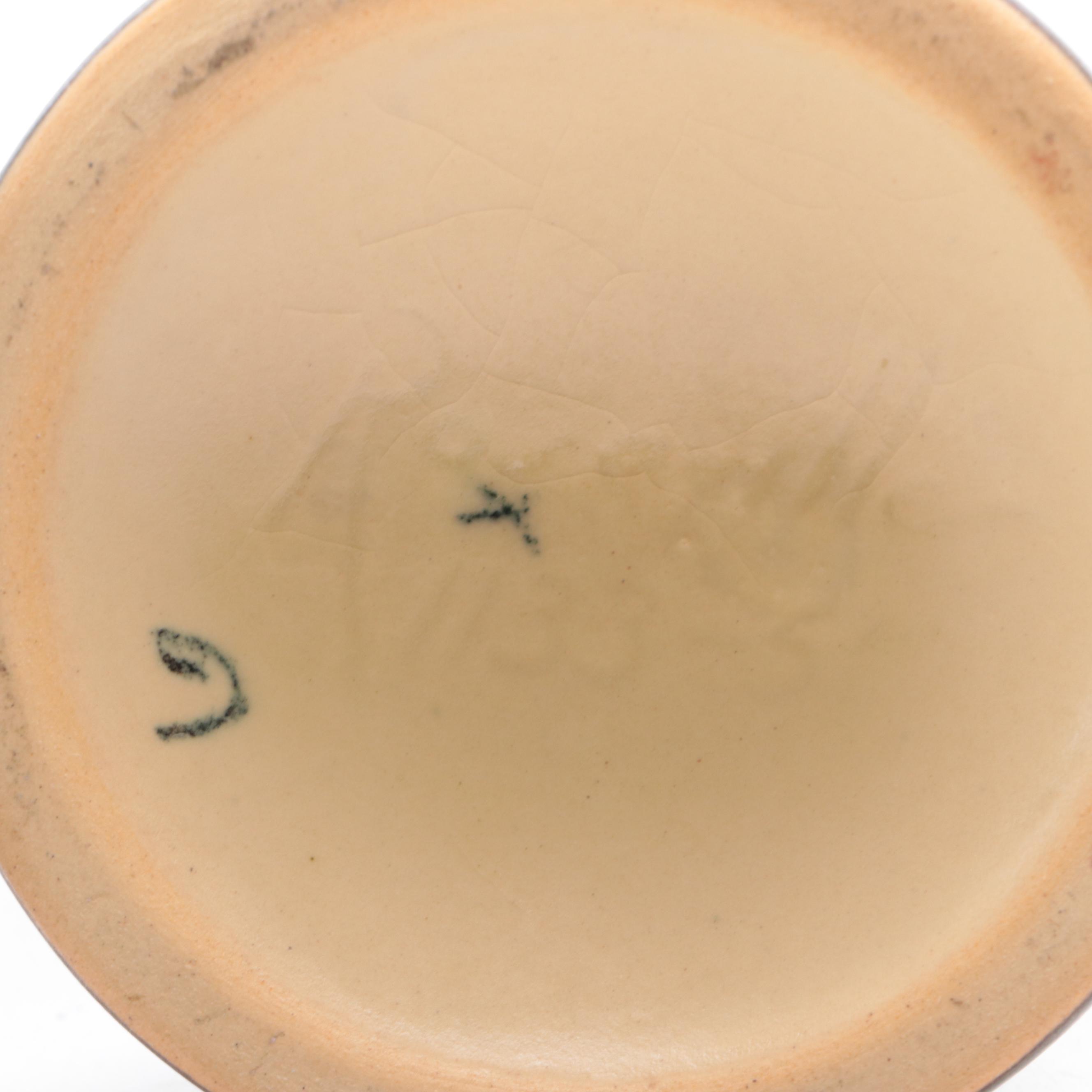 Roseville Pottery "Fuchsia" Ceramic Vases and Candlesticks, Mid-20th Century