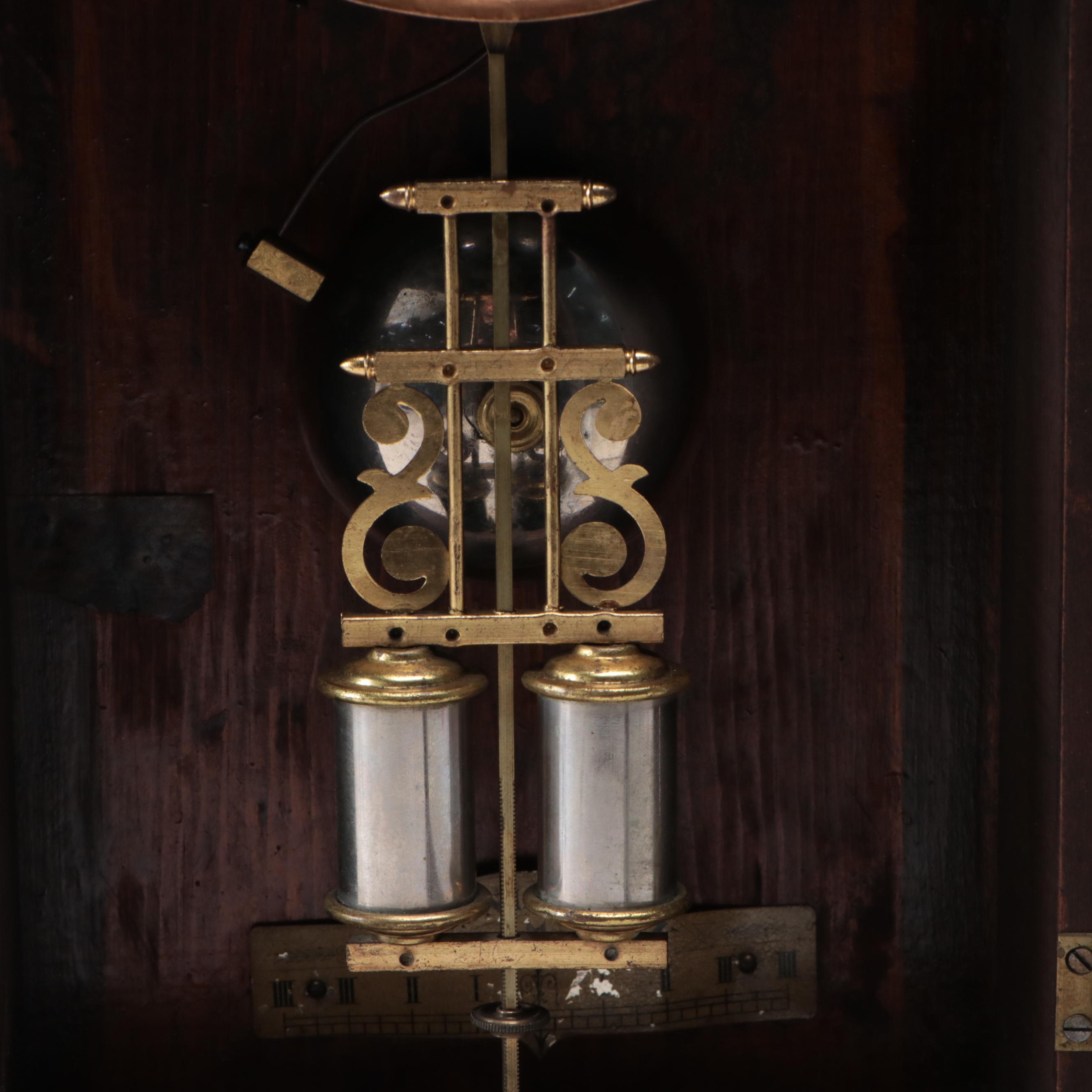 Ansonia Wooden Gingerbread Mantel Clock, Late 19th/ Early 20th Century