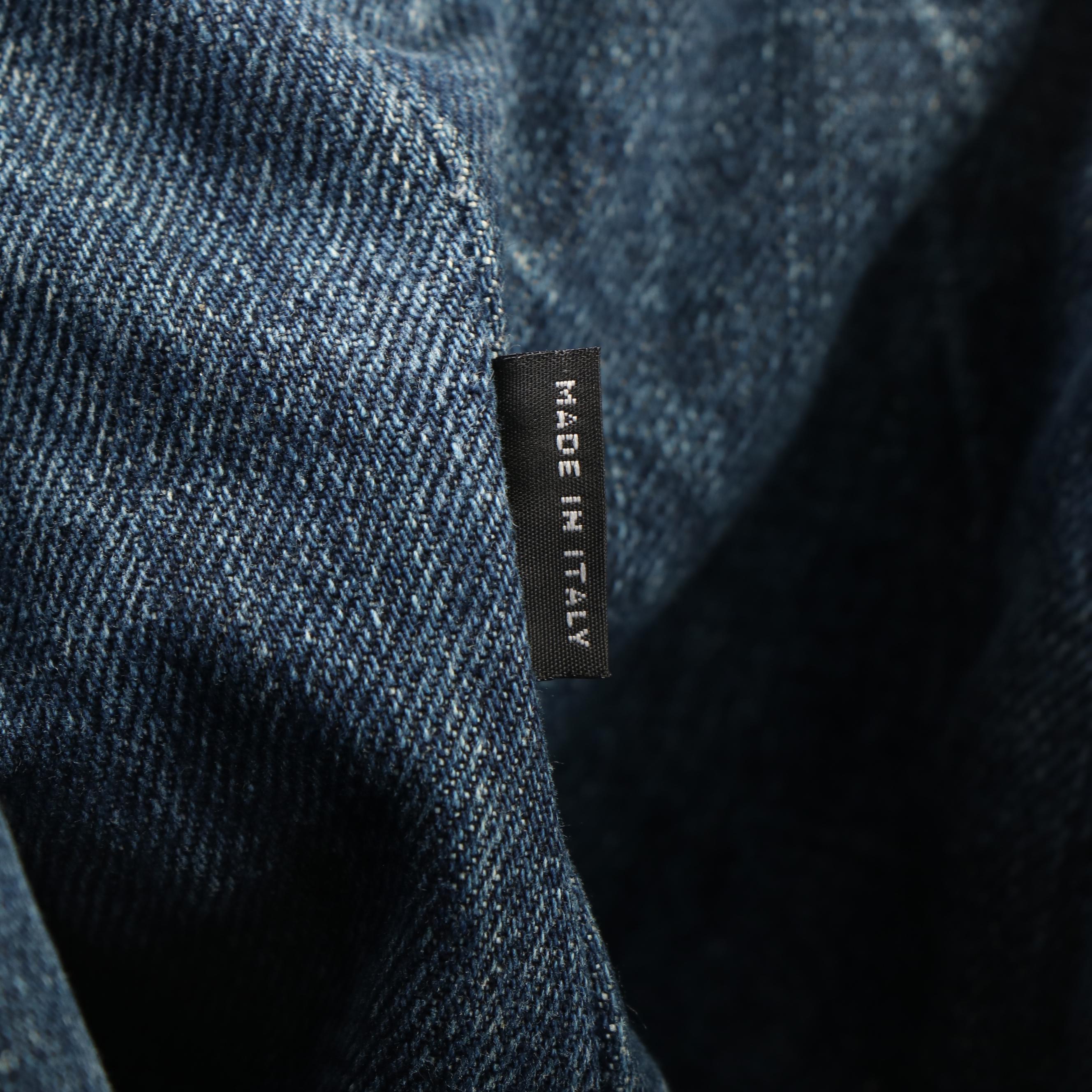 Prada Canapa Tote Bag in Denim