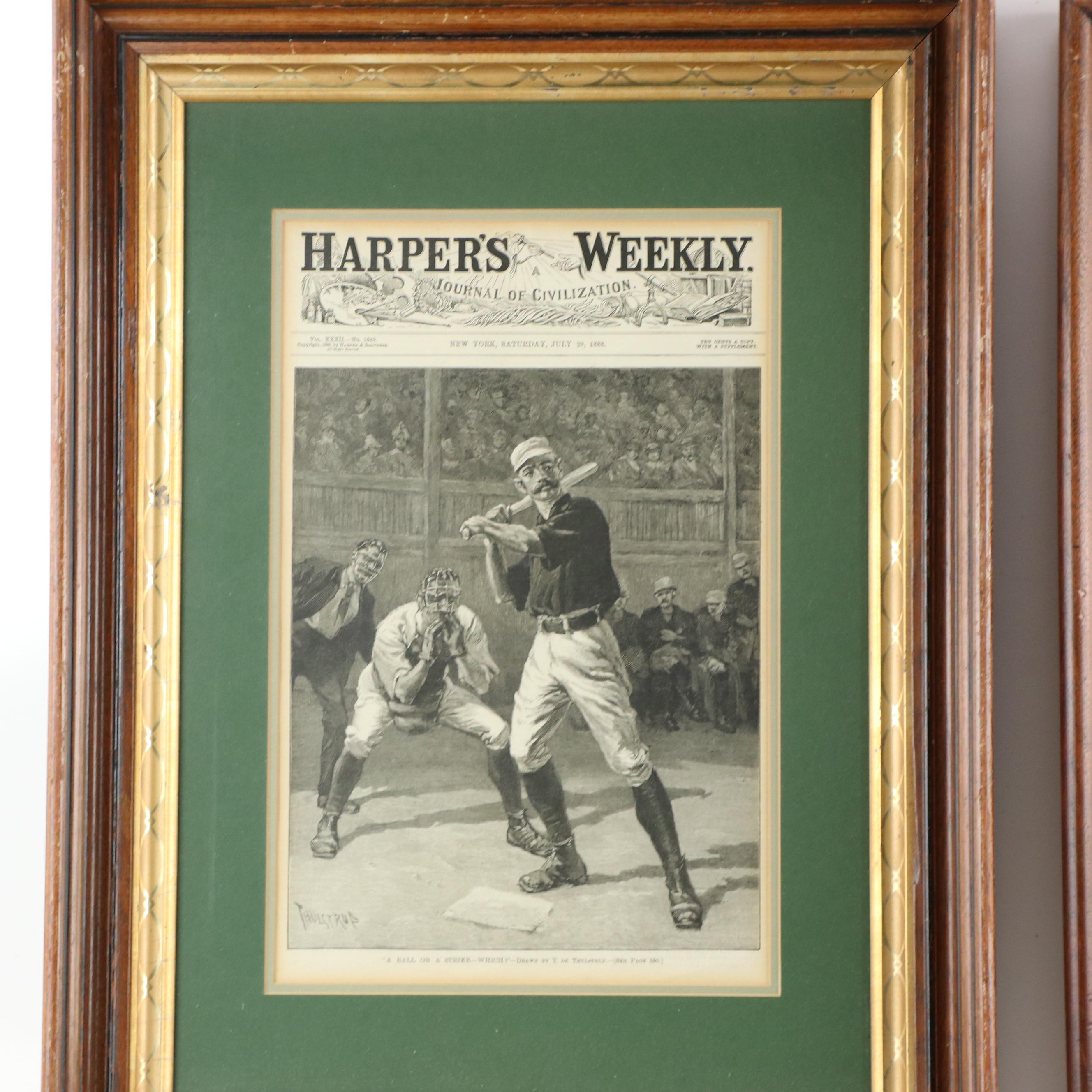 Harper's Weekly Cover Pages, 1888 and 1889