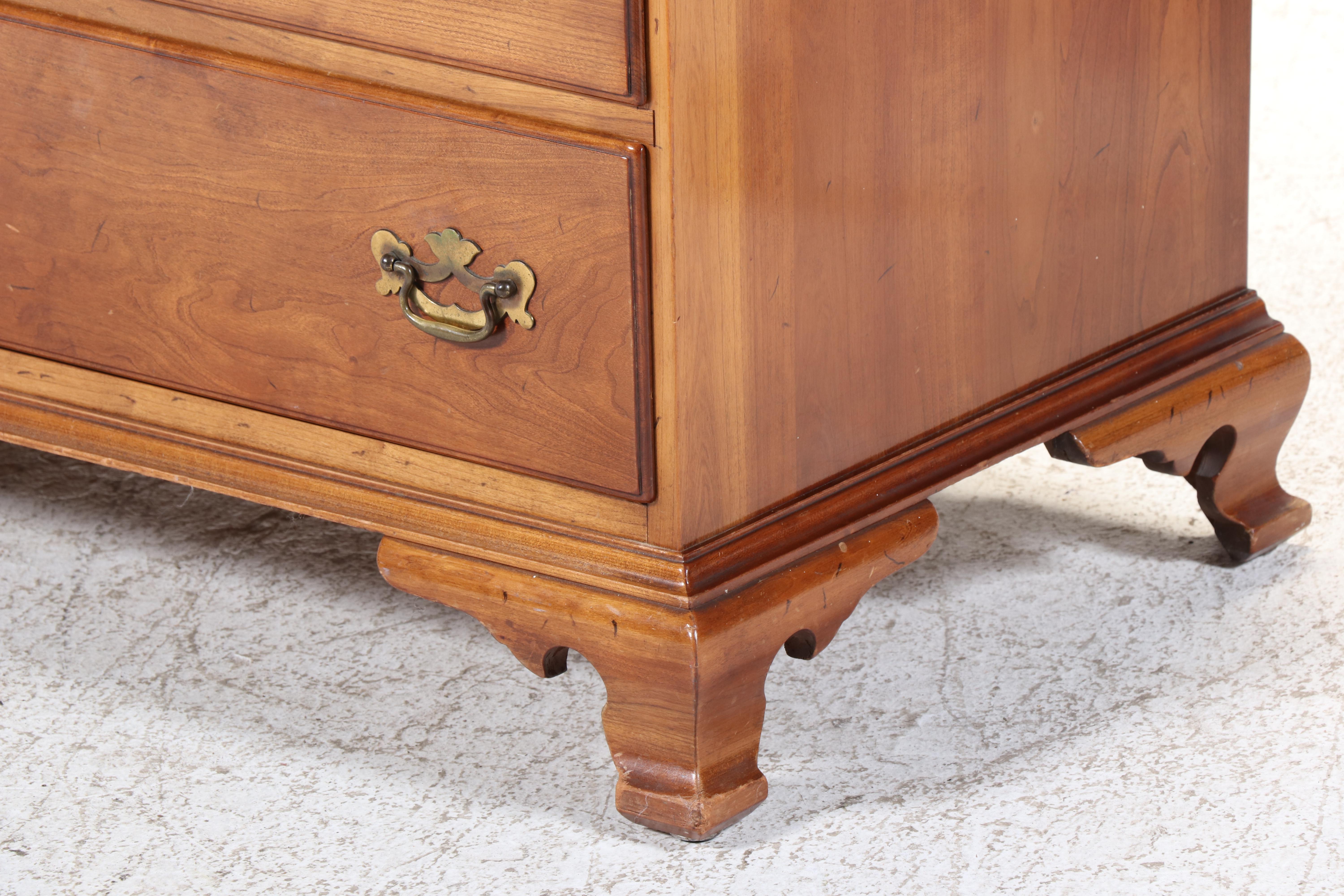 Leopold Stickley "Cherry Valley" Chippendale Style Four-Drawer Chest