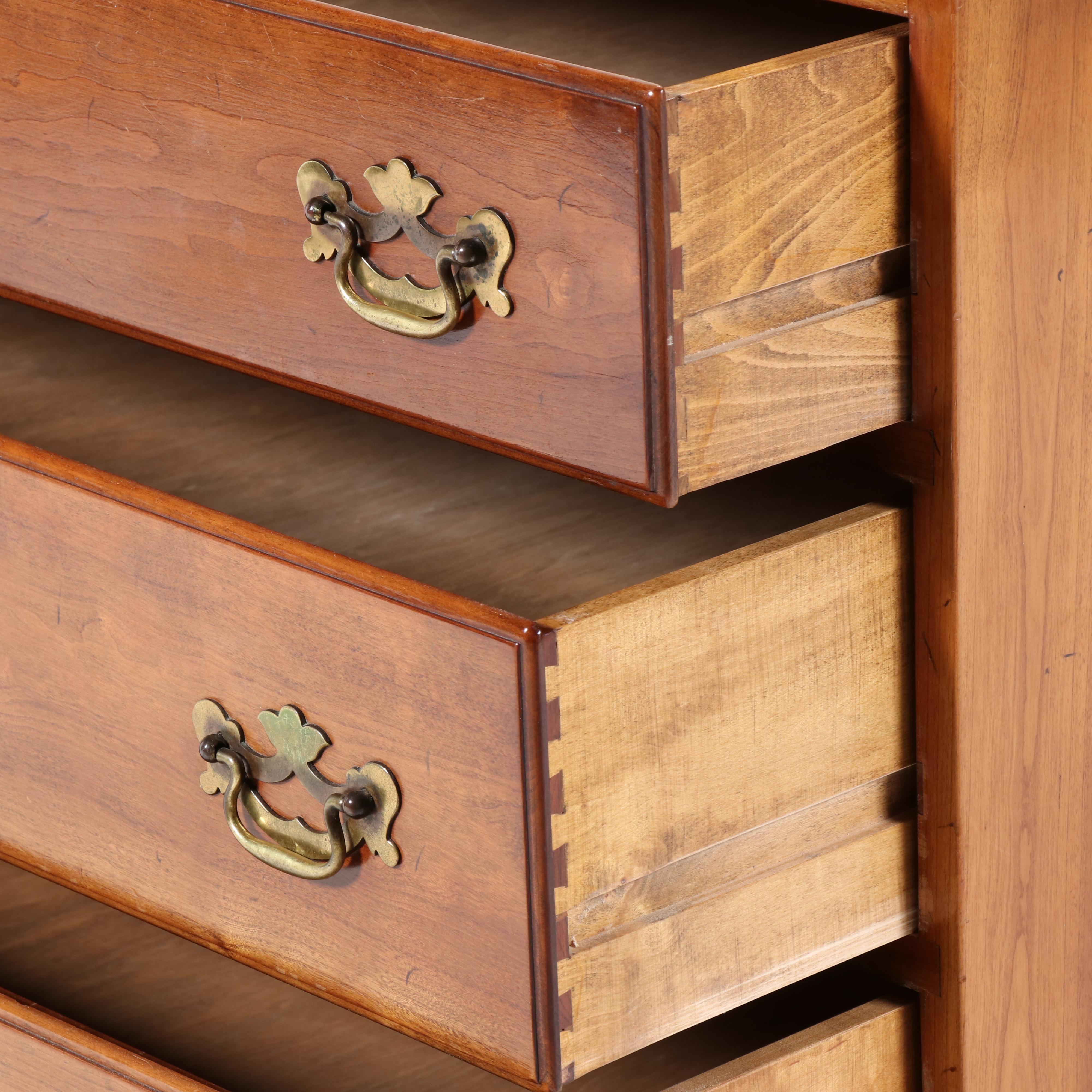 Leopold Stickley "Cherry Valley" Chippendale Style Four-Drawer Chest