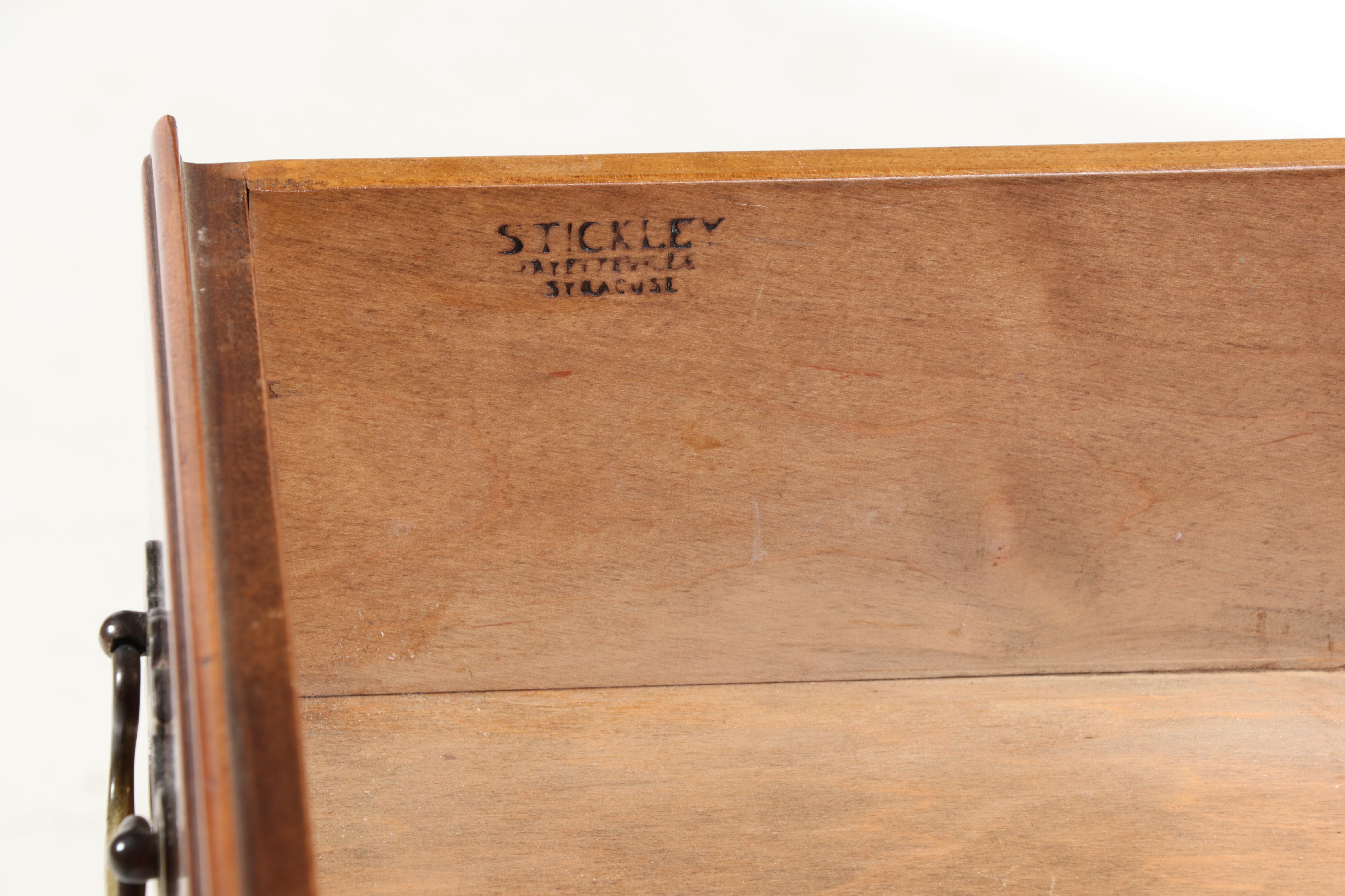 Leopold Stickley "Cherry Valley" Chippendale Style Four-Drawer Chest