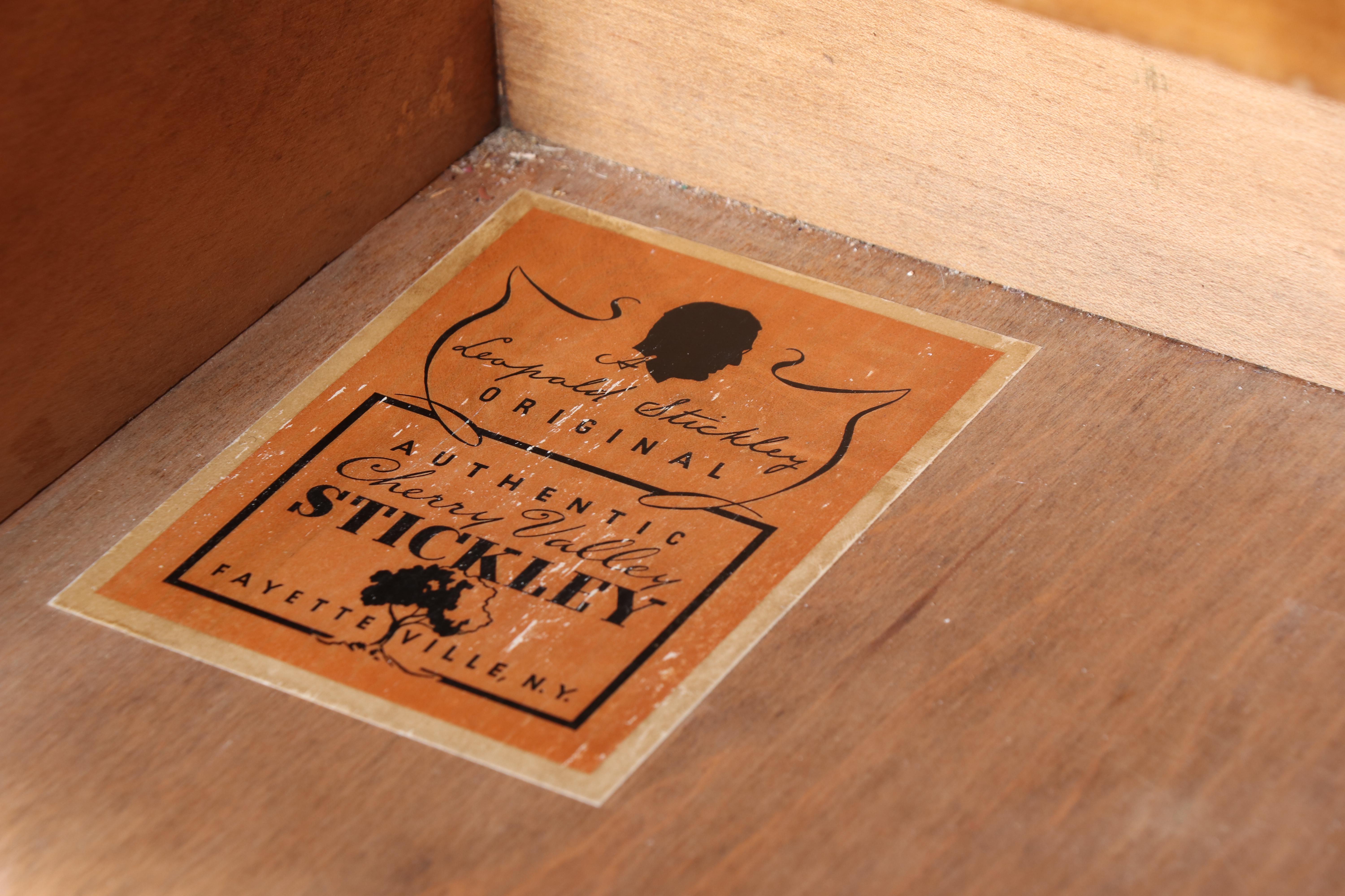 Leopold Stickley "Cherry Valley" Chippendale Style Four-Drawer Chest