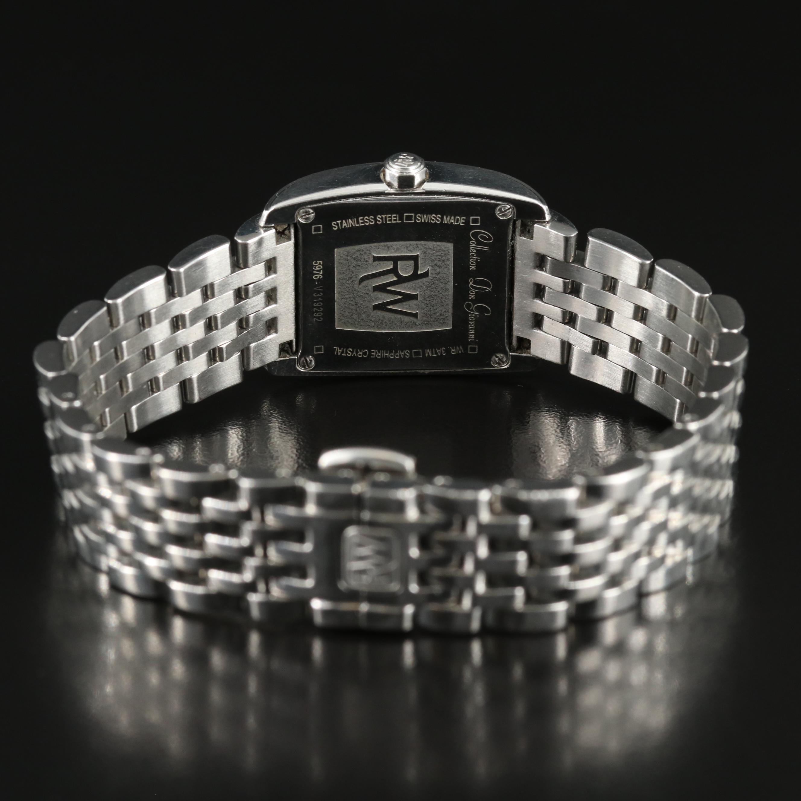 Raymond Weil Diamond and Mother-of-Pearl Dial Watch