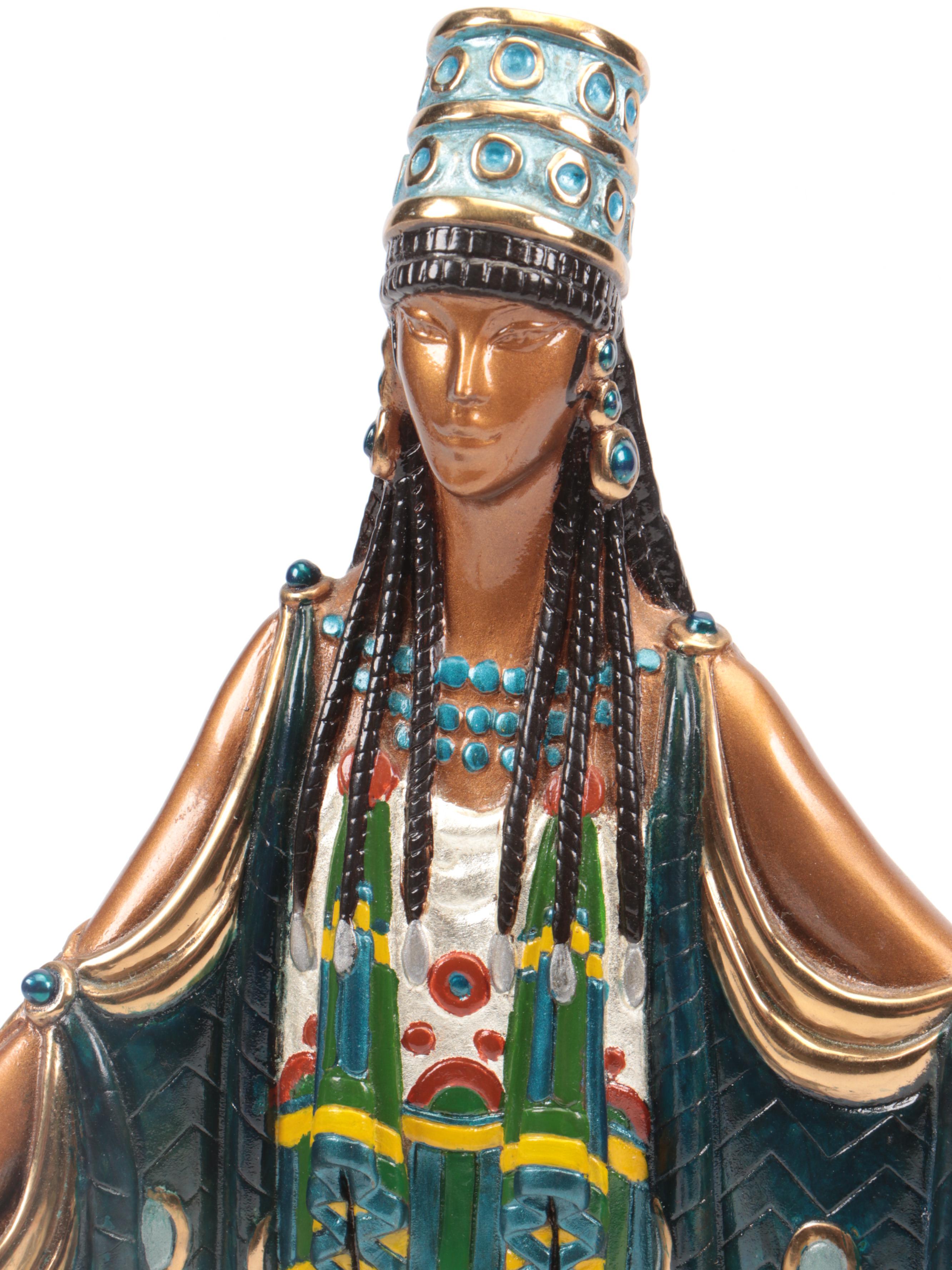 Erté Patinated Bronze Sculpture "Hera," 1989